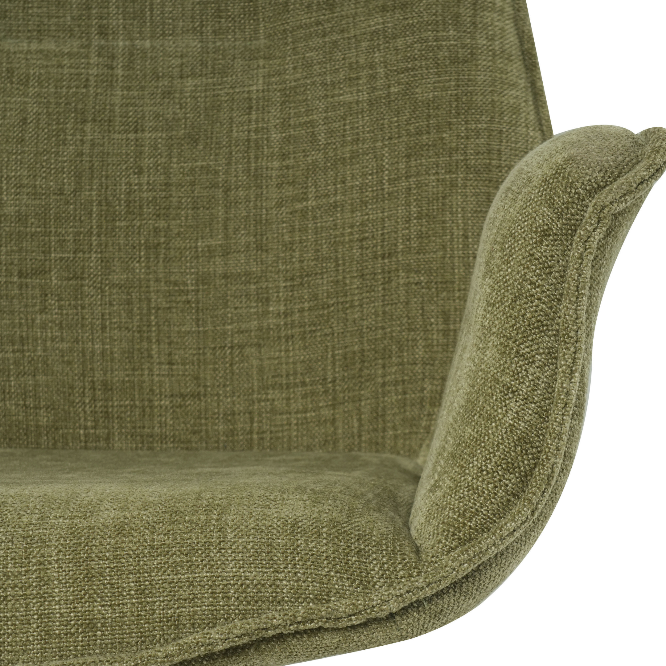 Eetkamerstoel Lyn – Stof Mosgroen