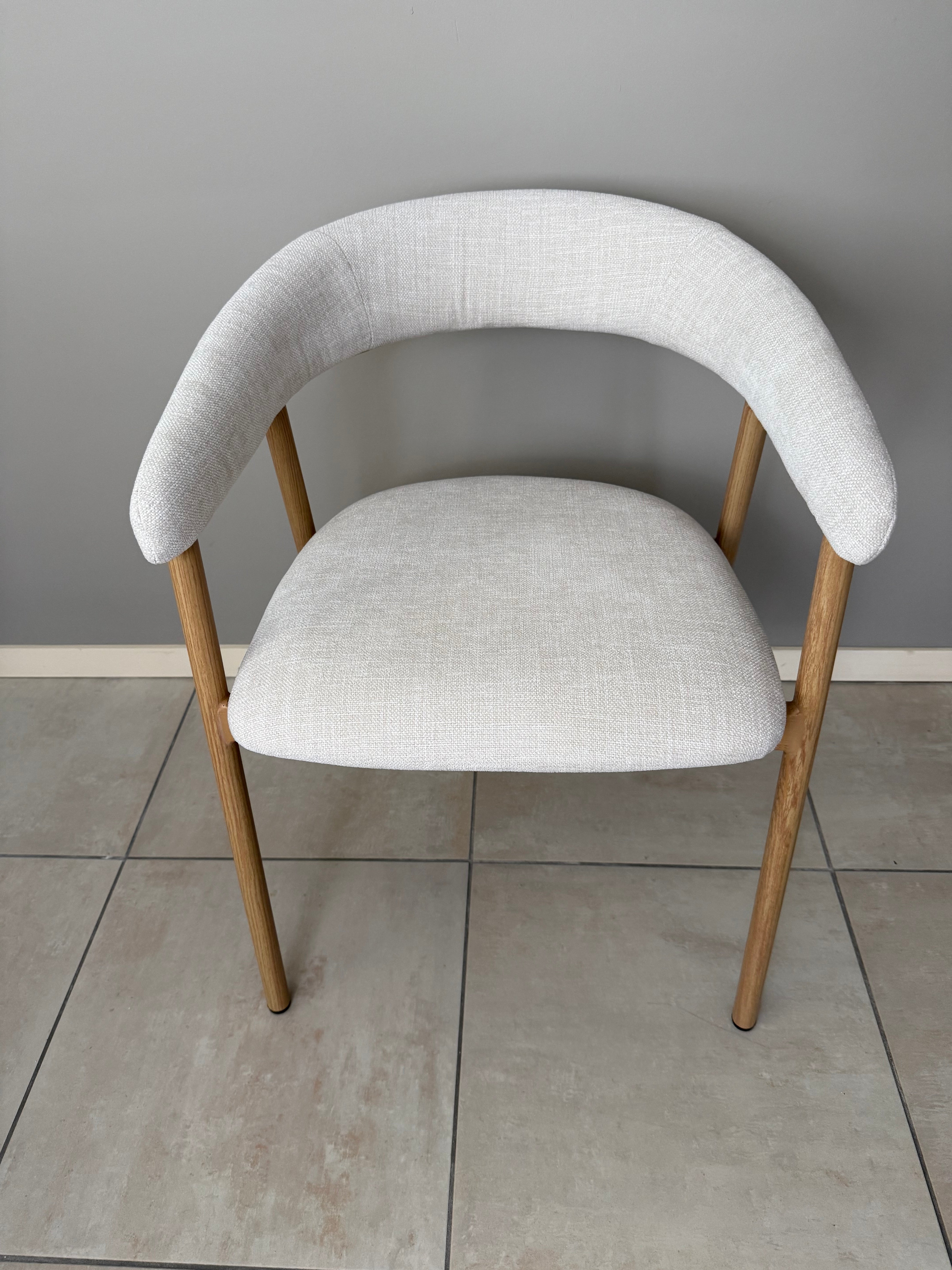 Eetkamerstoel Japandi - Beige Eiken