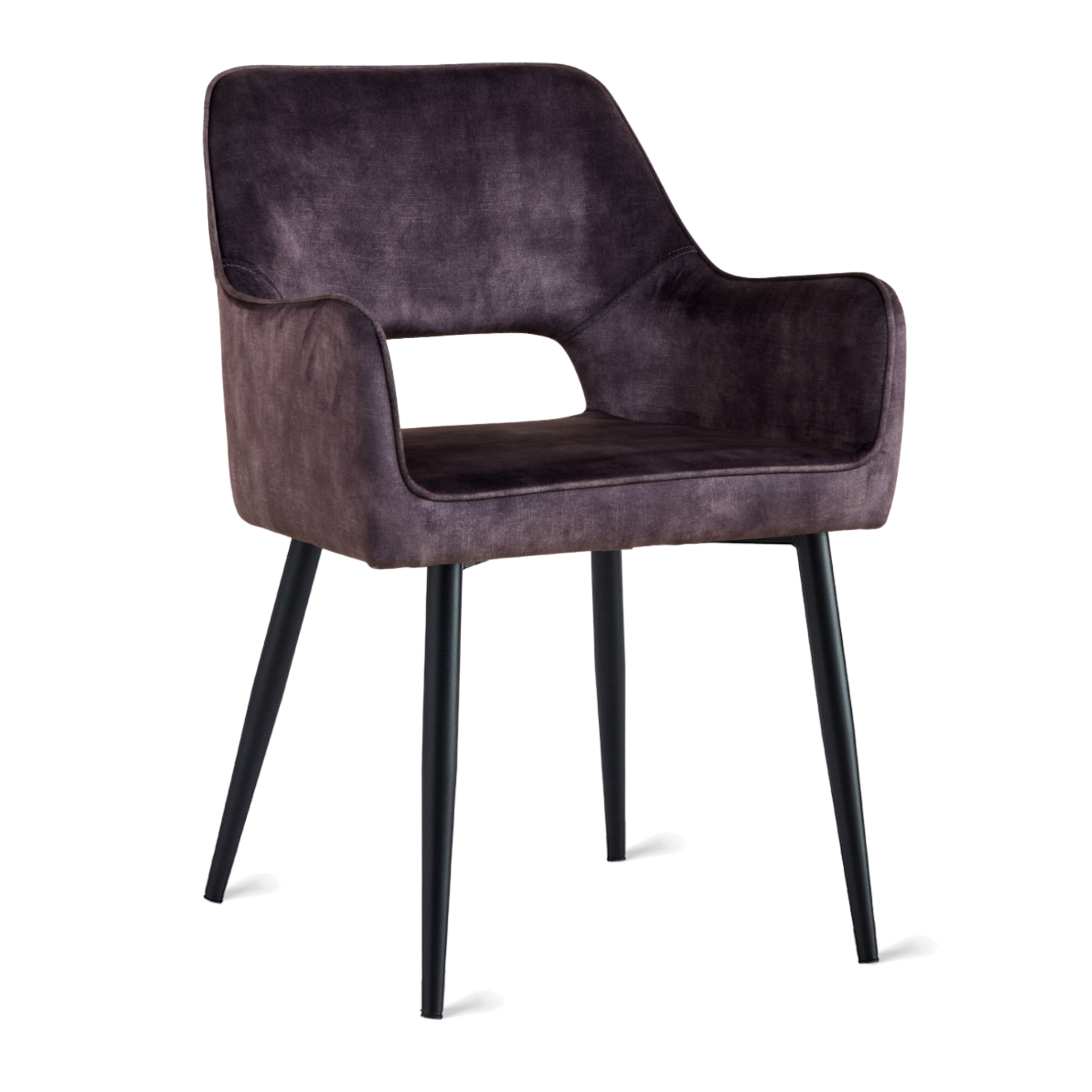 Eetkamerstoel Ray – Velvet Antraciet