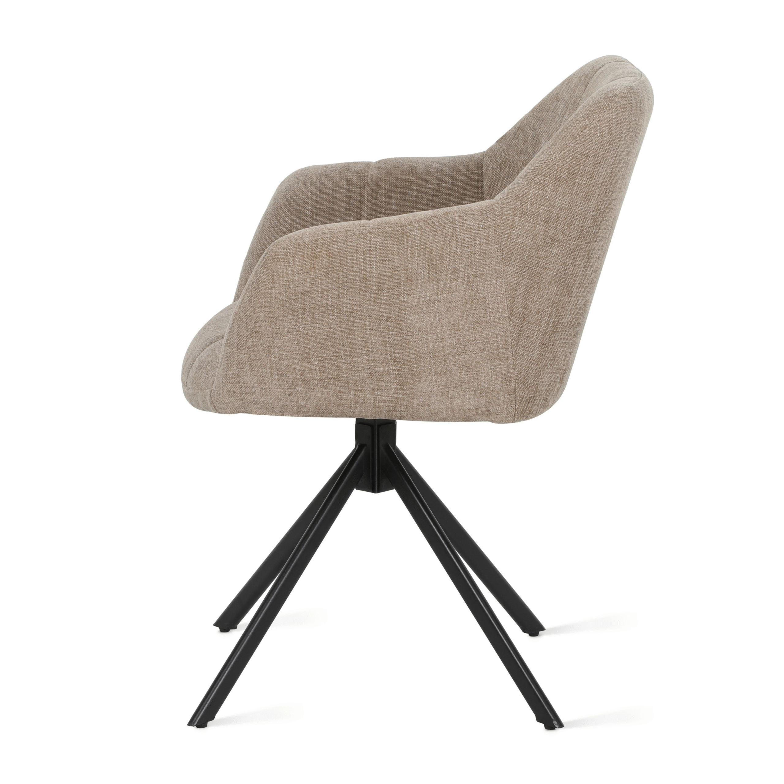 Eetkamerstoel Kiki - Stof Taupe