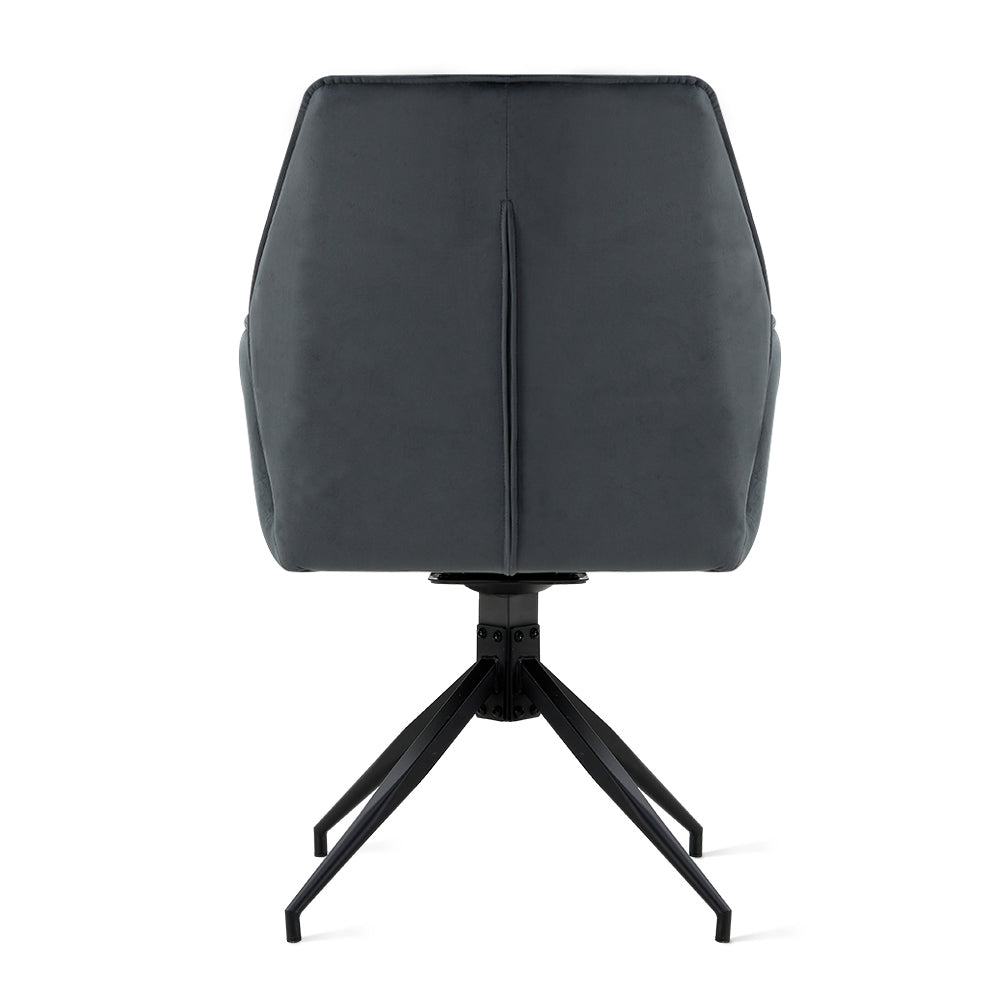 Eetkamerstoel Jill - Velvet Antraciet