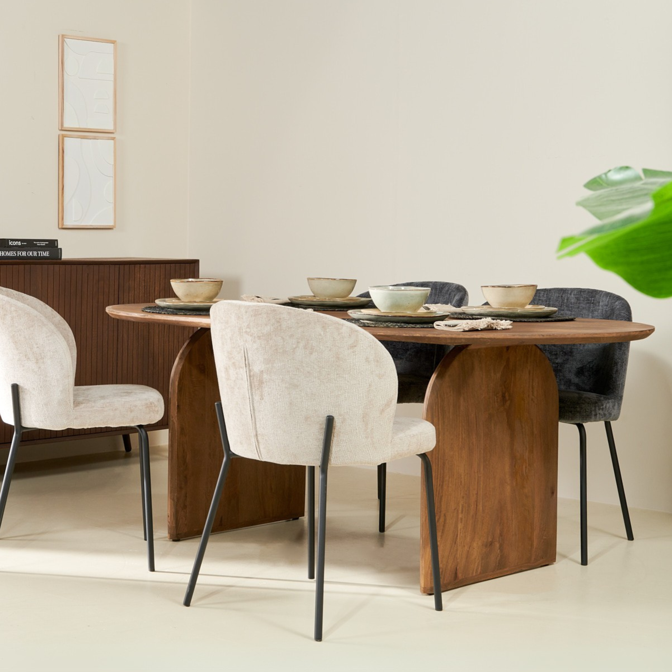 Bella Eettafel Naturel - 180cm