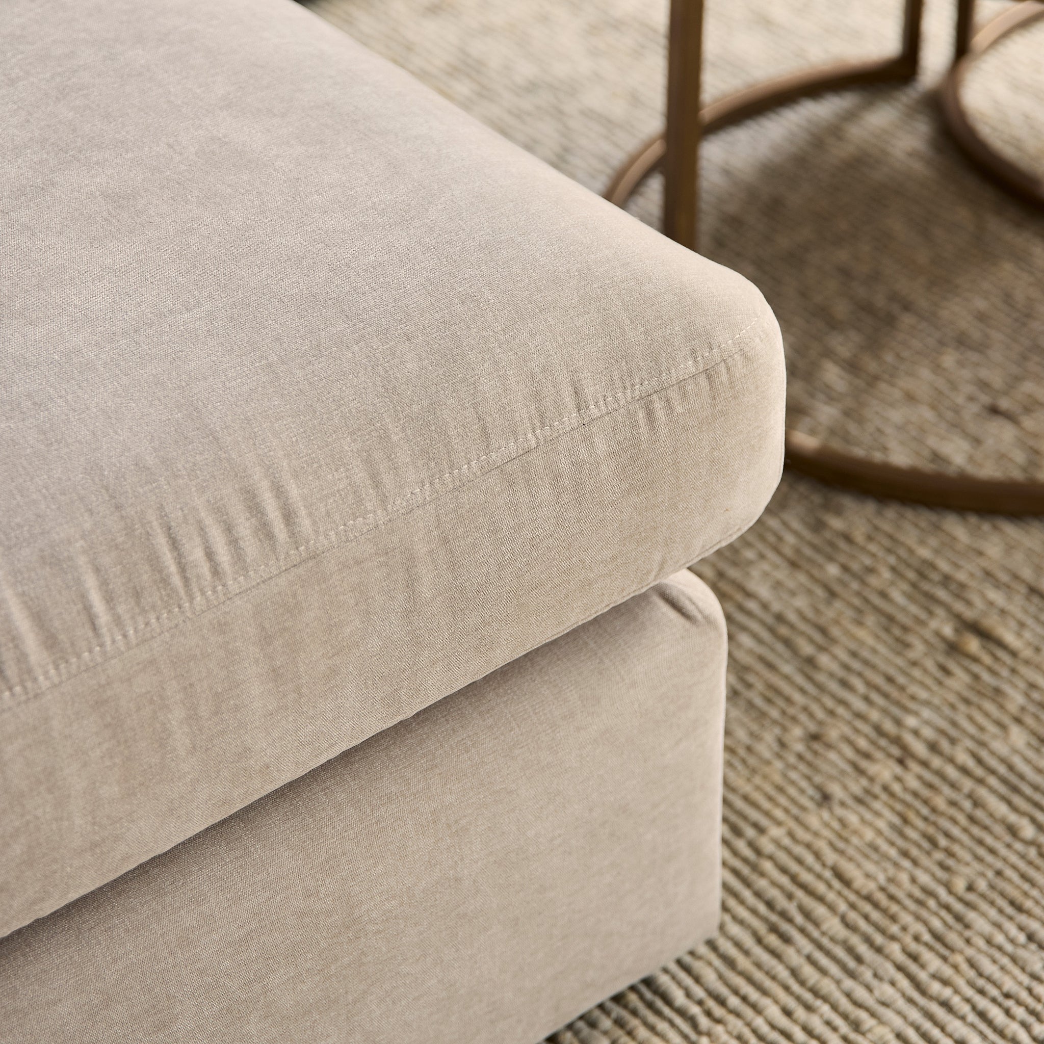 MijnSofa Jesse | Ottomane Links + 2,5 zits | Beige