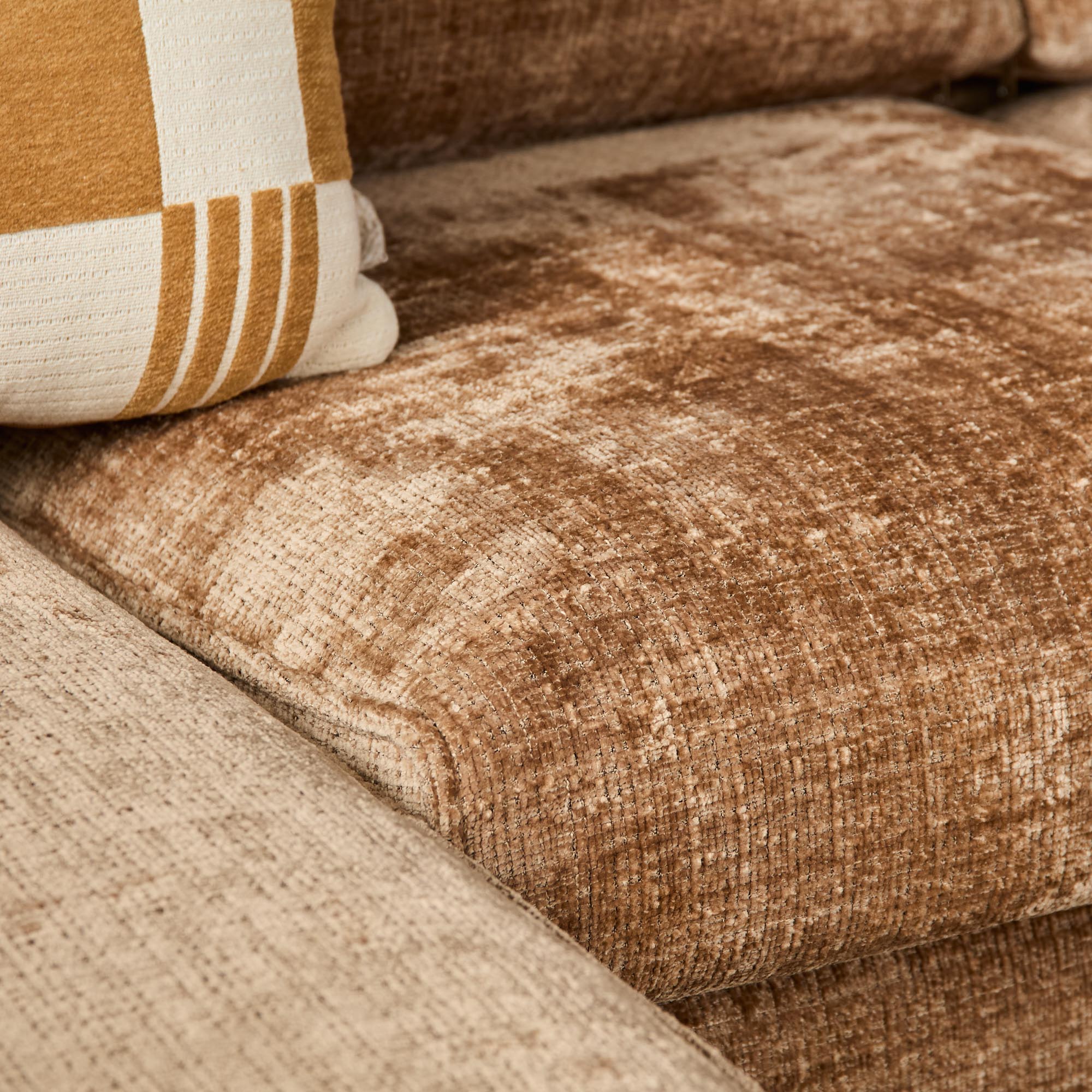 MySofa Teddy Hoekbank Kaneel Divaan Links + 2,5-zits