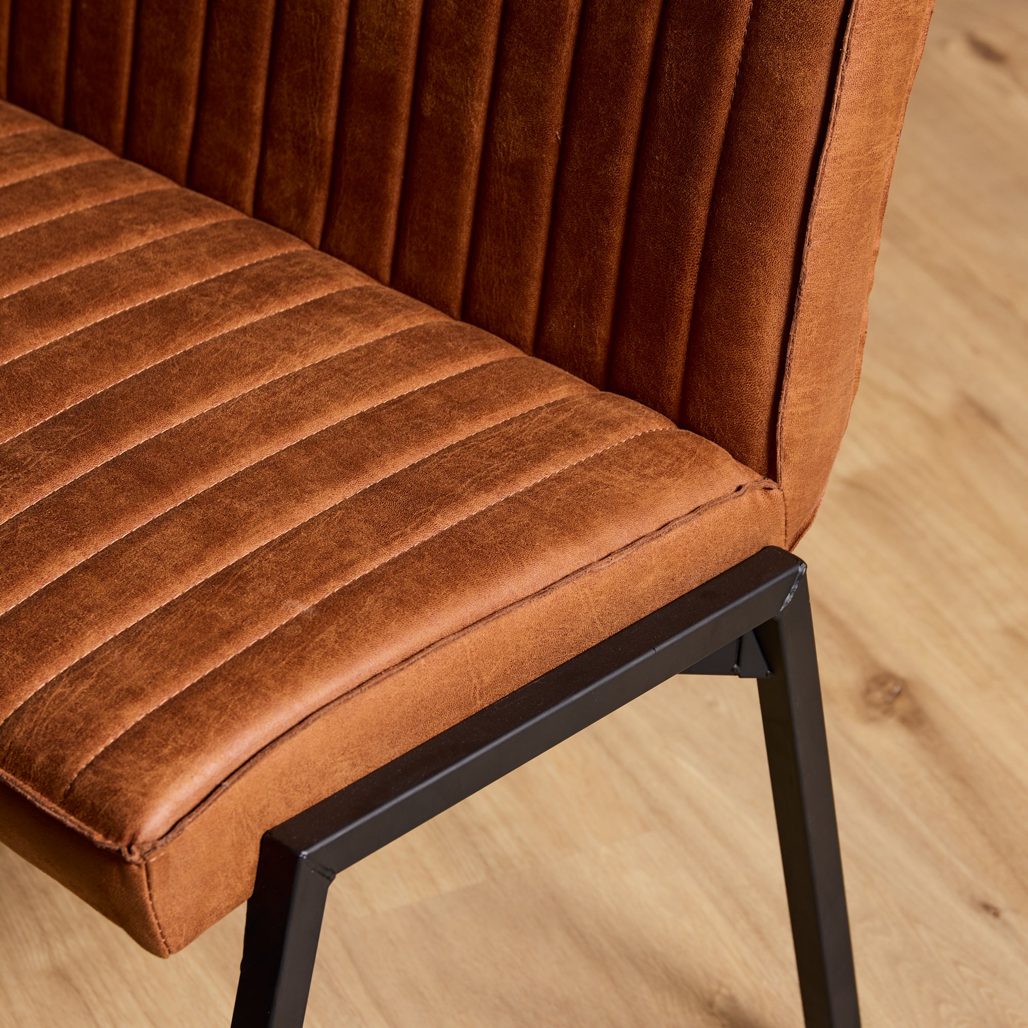 Eetkamerbank Tivoli Bull | 185 cm | Cognac