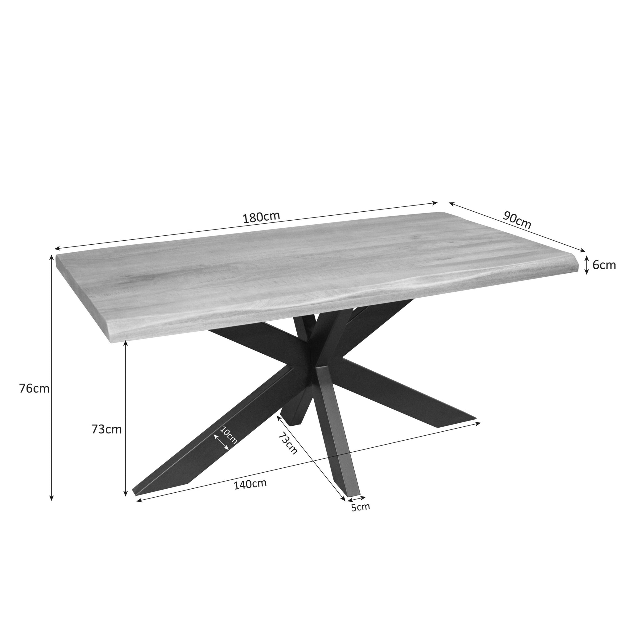 Boomstamtafel Dakota | 180 cm