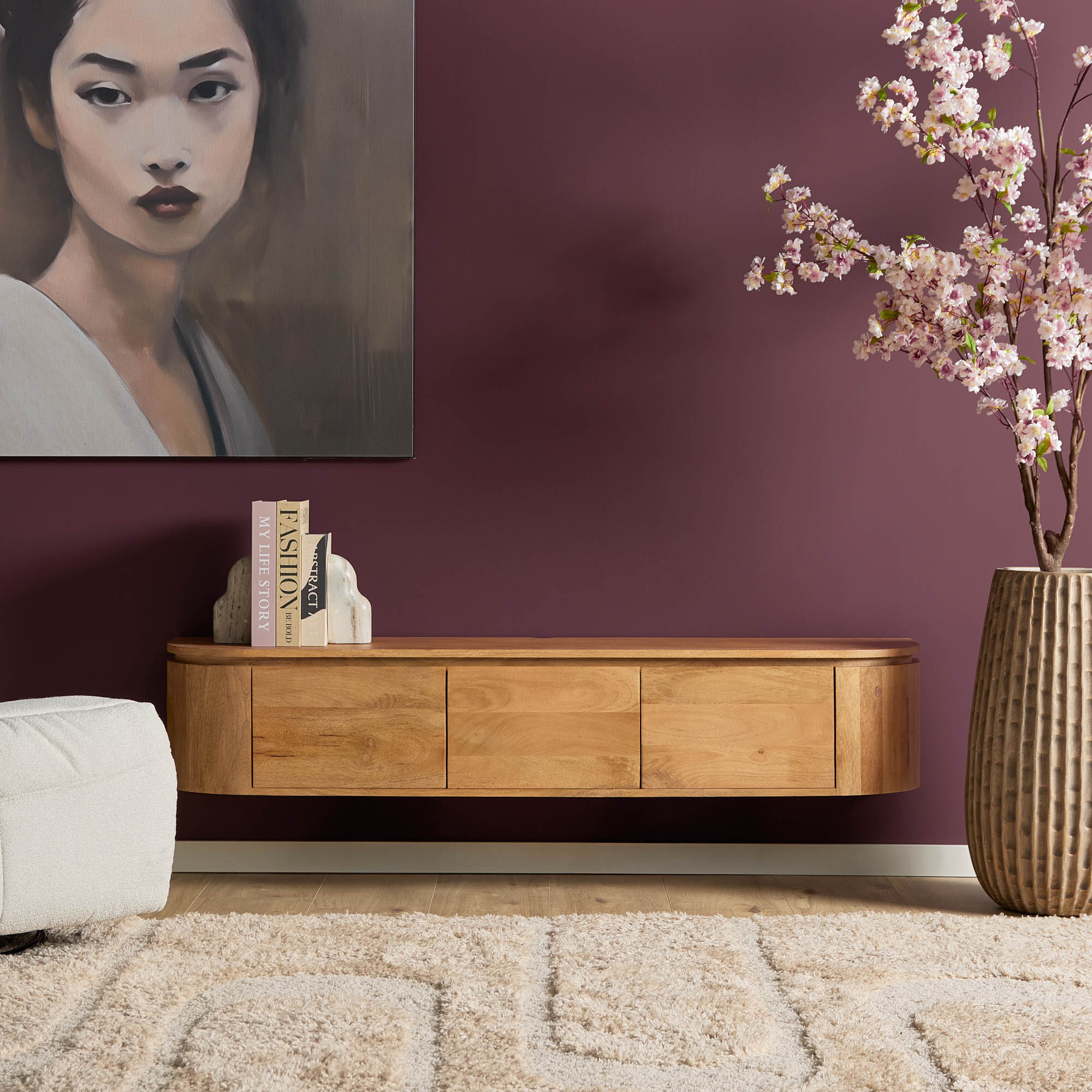 Tv-meubel Excellent Naturel | 160 cm