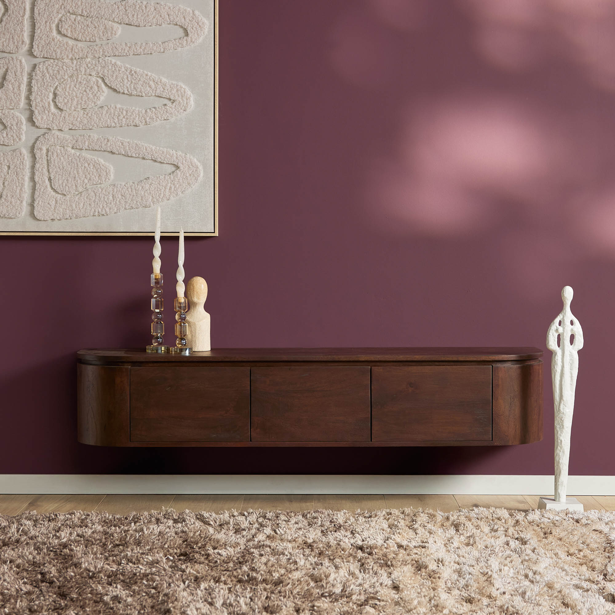 Tv-meubel Excellent Bruin | 160 cm