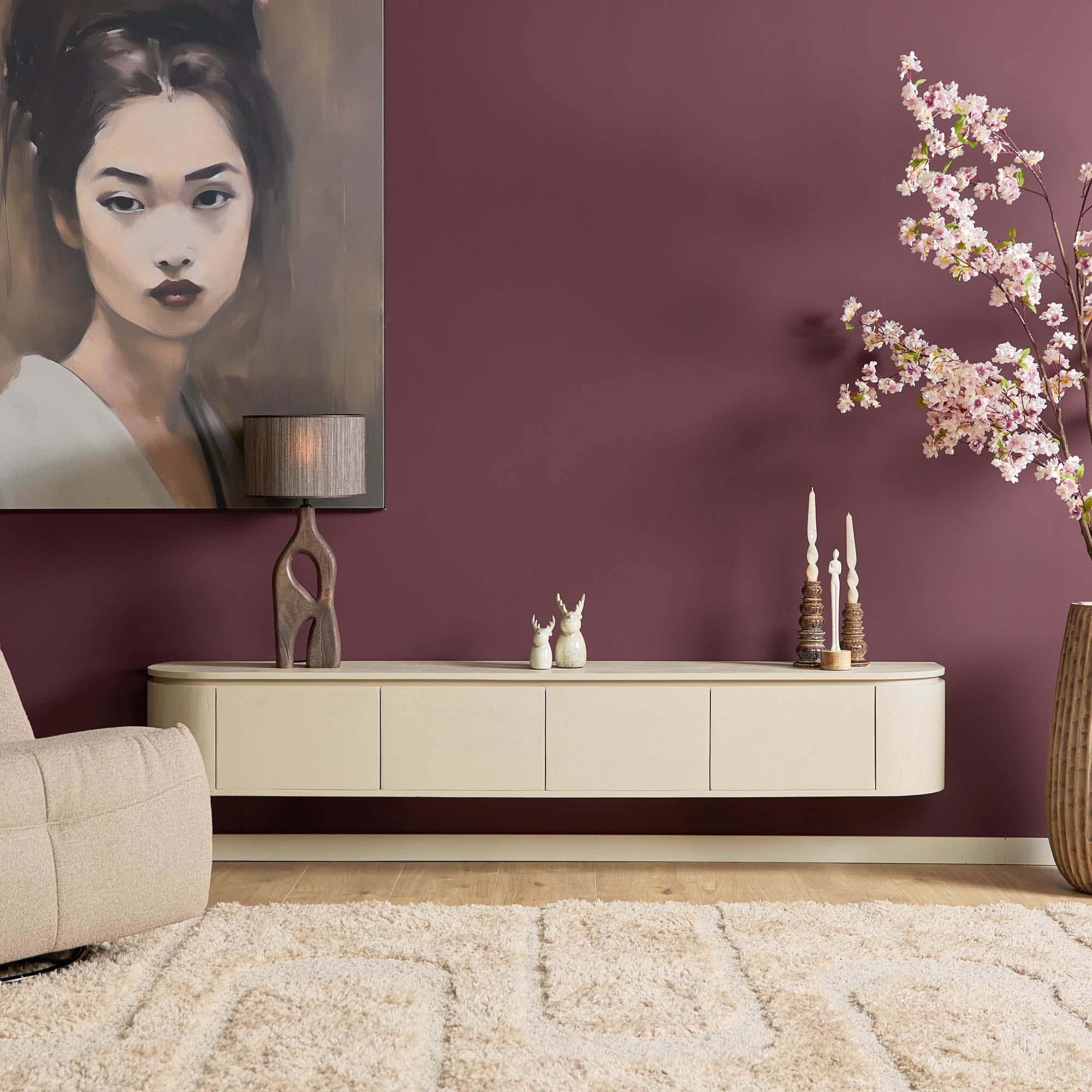 Tv meubel Excellent Zand | 200 cm