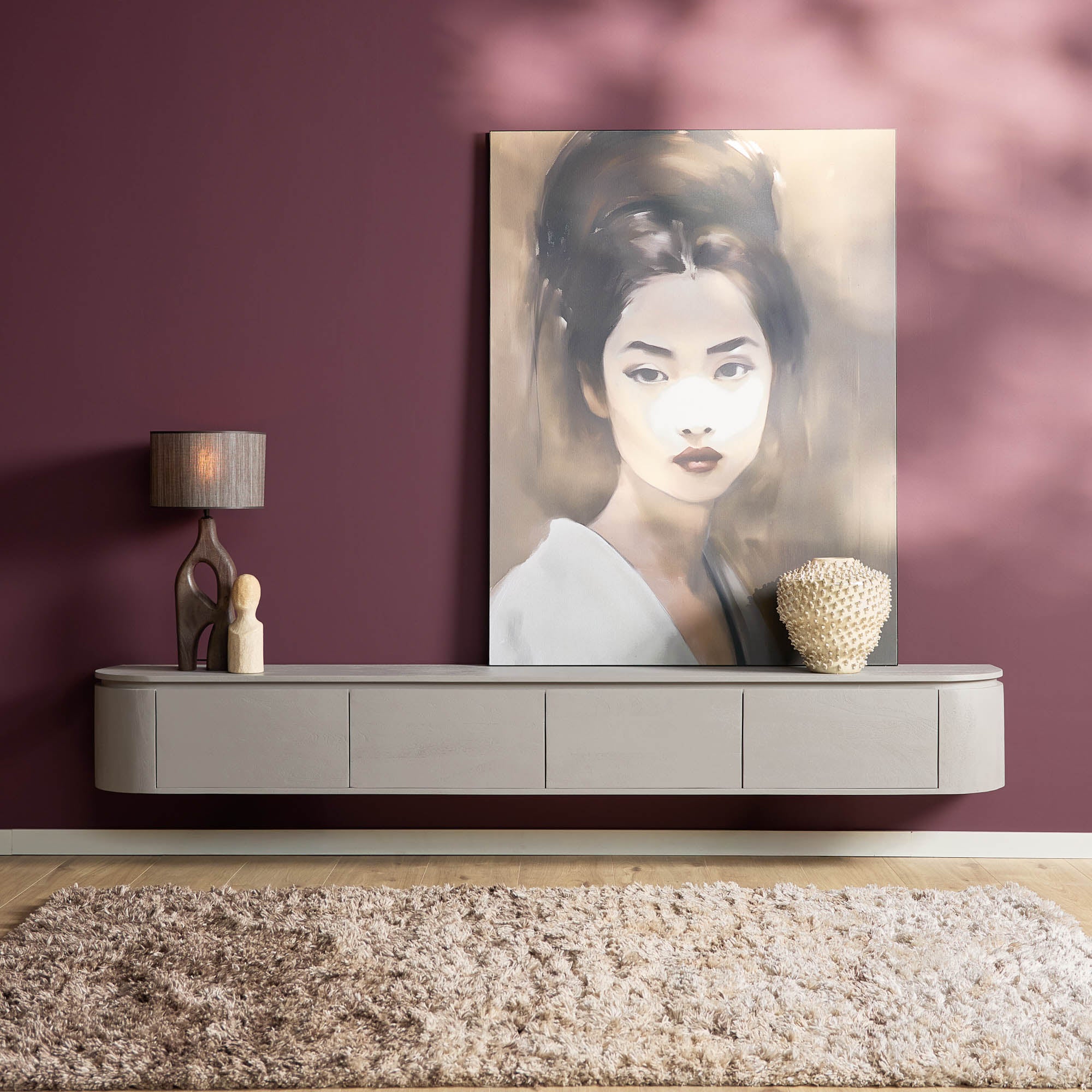 Tv-meubel Excellent Taupe | 240 cm