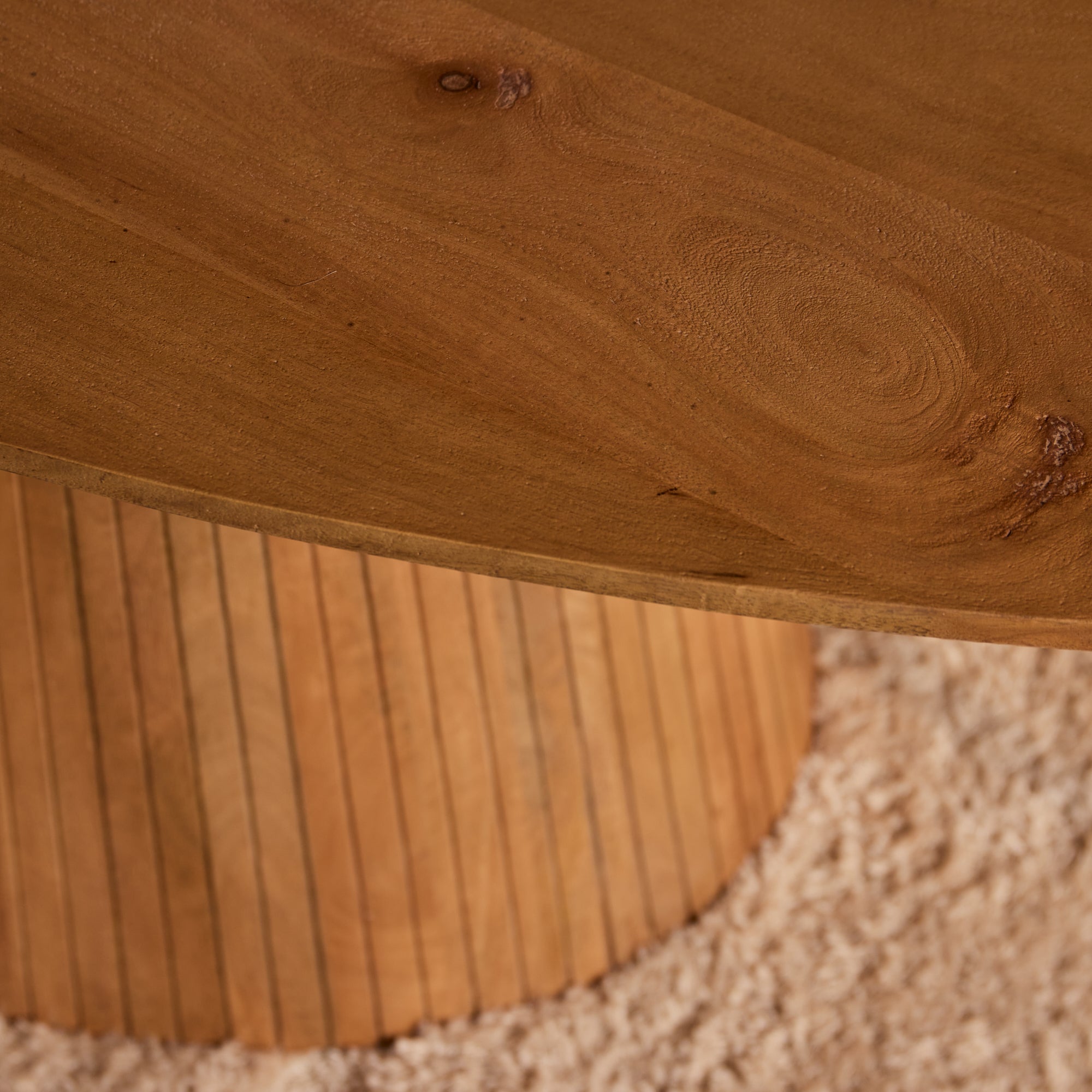 Eettafel Solana | 240 cm | Naturel | Ovaal