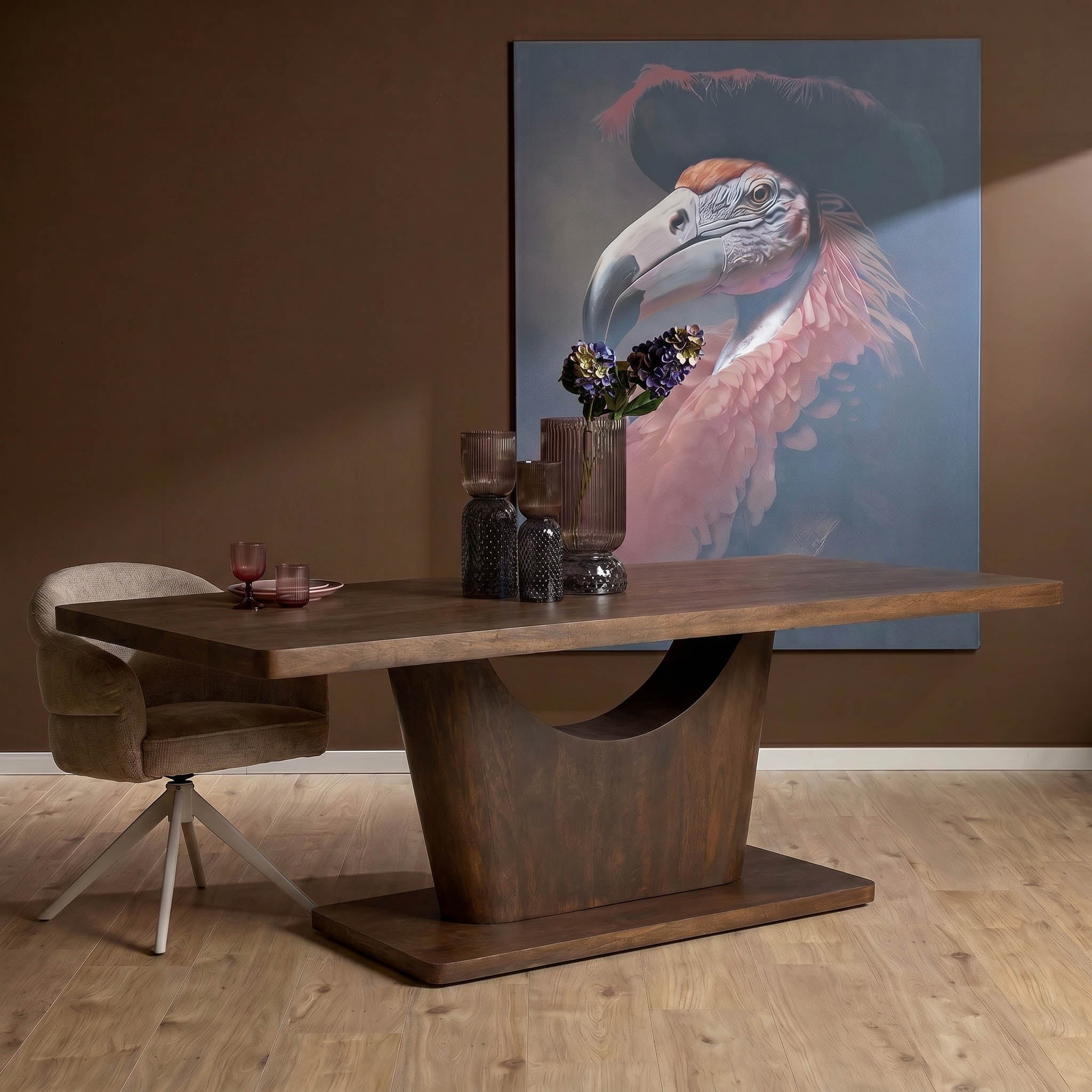 Eettafel Voco Bruin Mangohout 200 cm