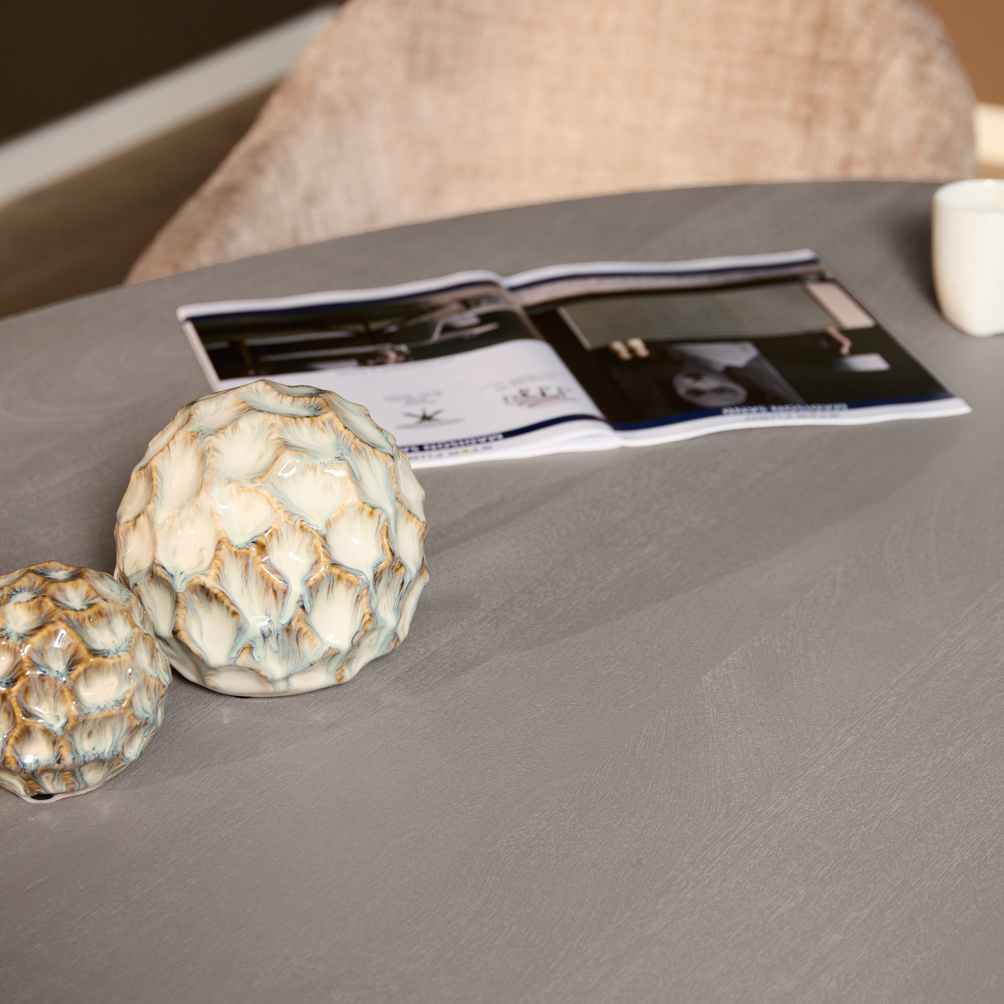 Eettafel Solana | 210 cm | Ovaal | Taupe