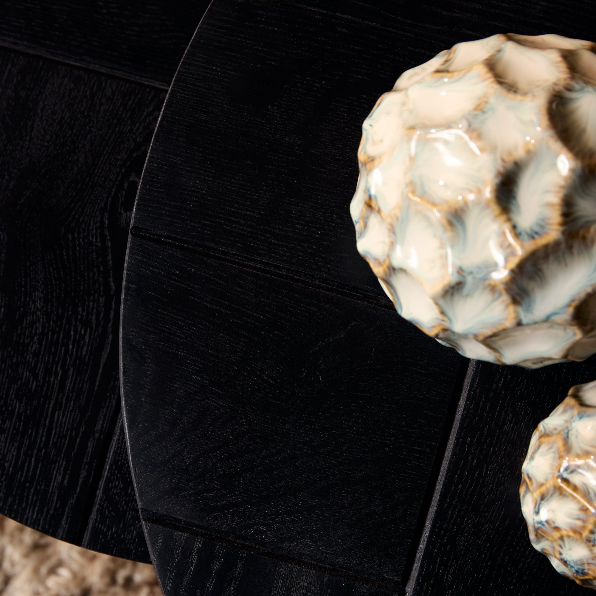 Salontafel Otik Black Oak | 70 cm | set van 2