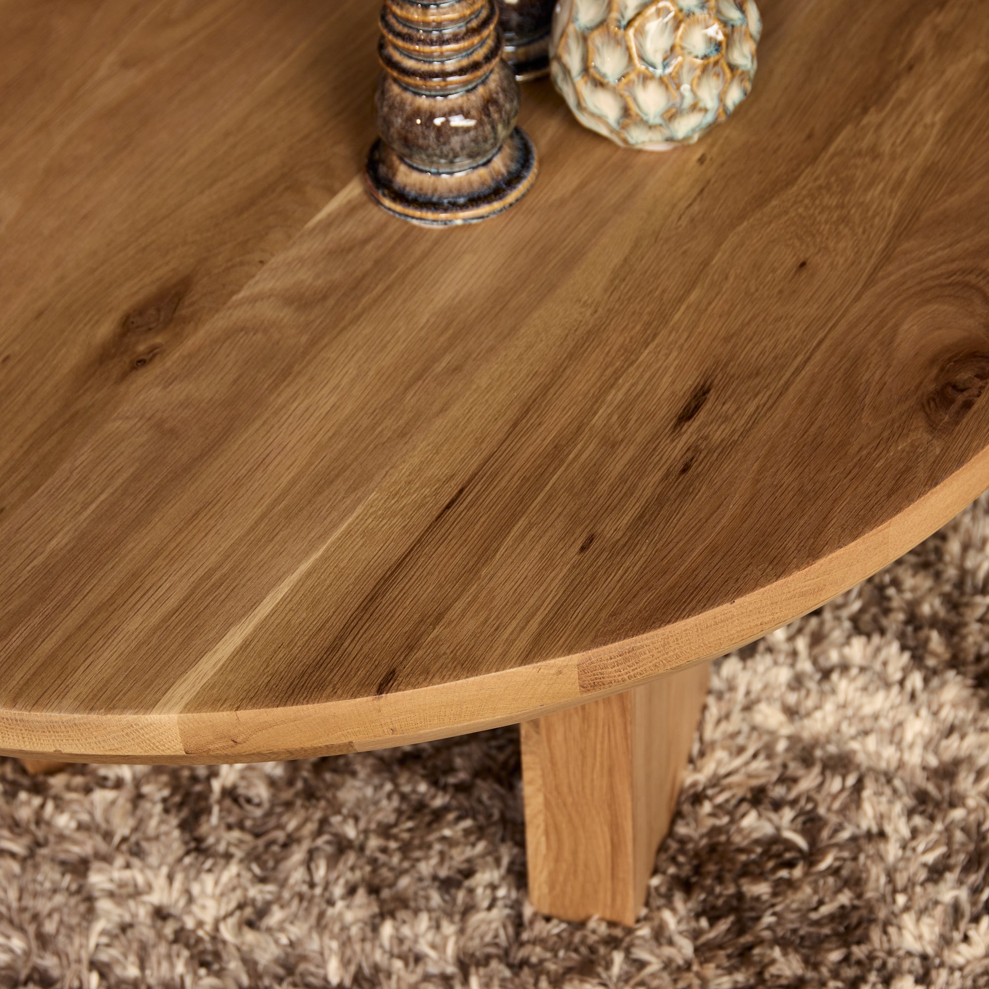 Salontafel Zillah | 130 cm | Naturel Eiken