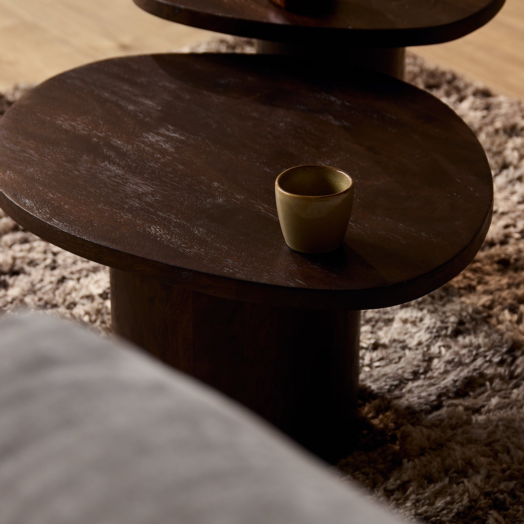 Salontafel Mirre | Bruin | Set van 2