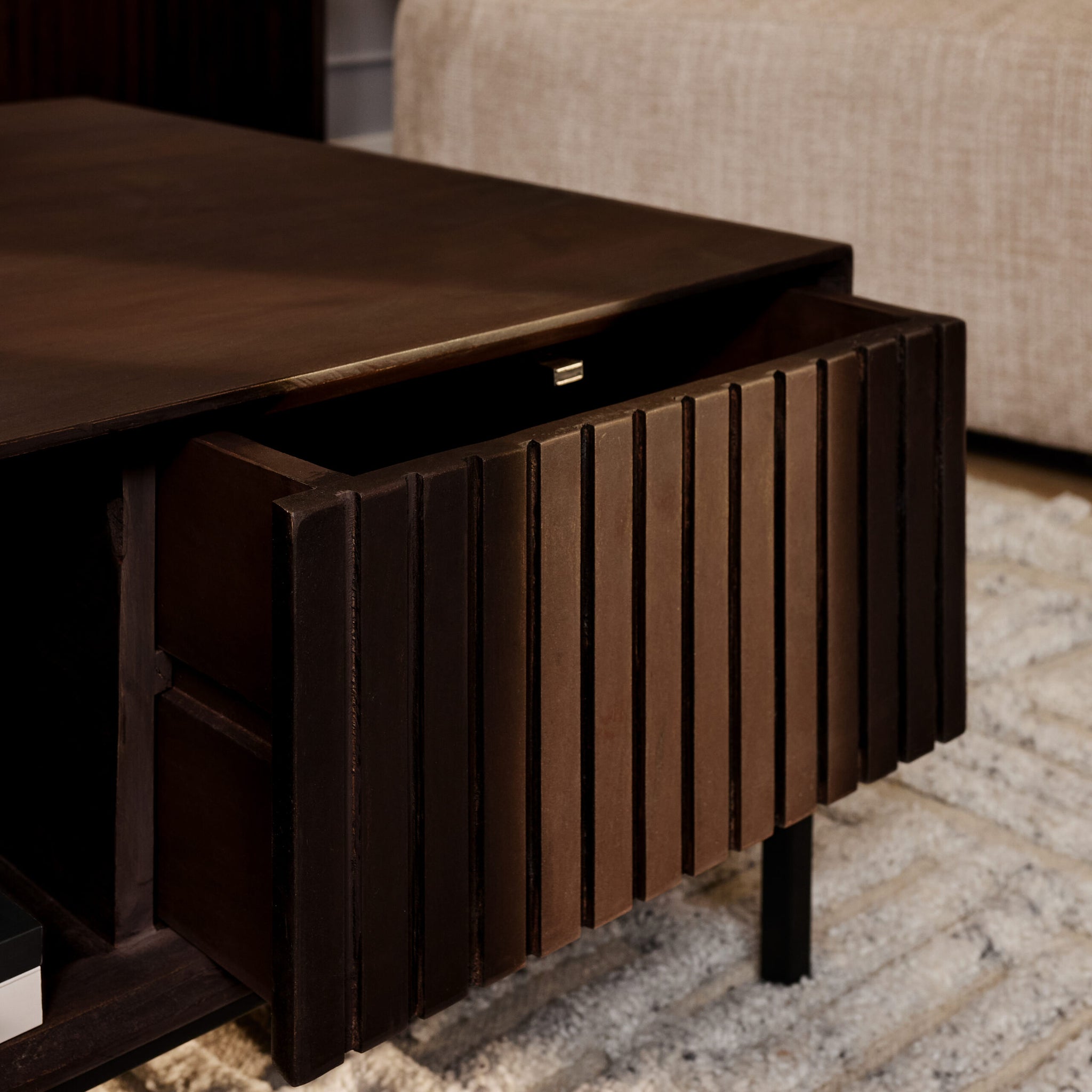 Salontafel Madison Bruin | 80 cm | Vierkant