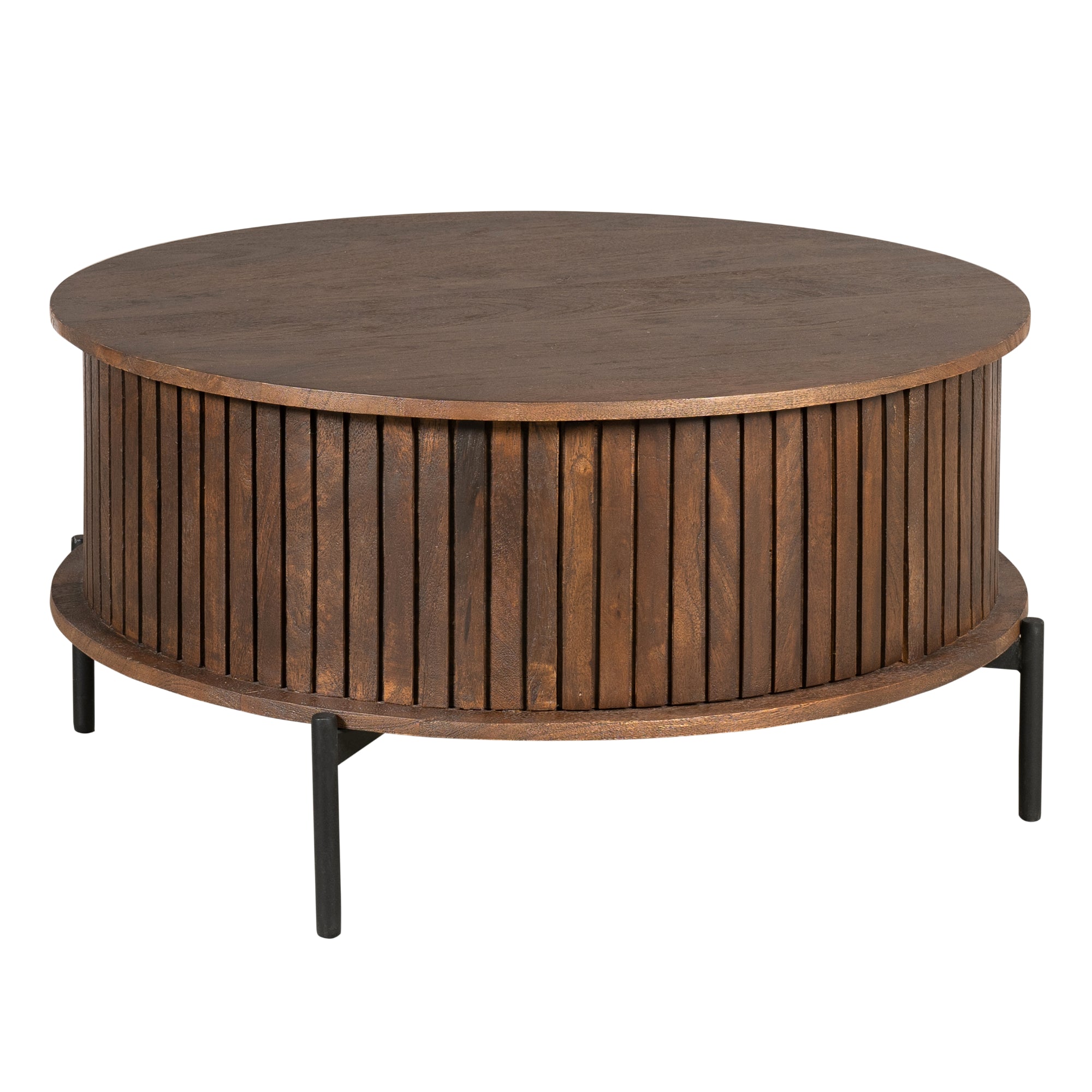 Salontafel Madison Bruin | 80 cm | Rond