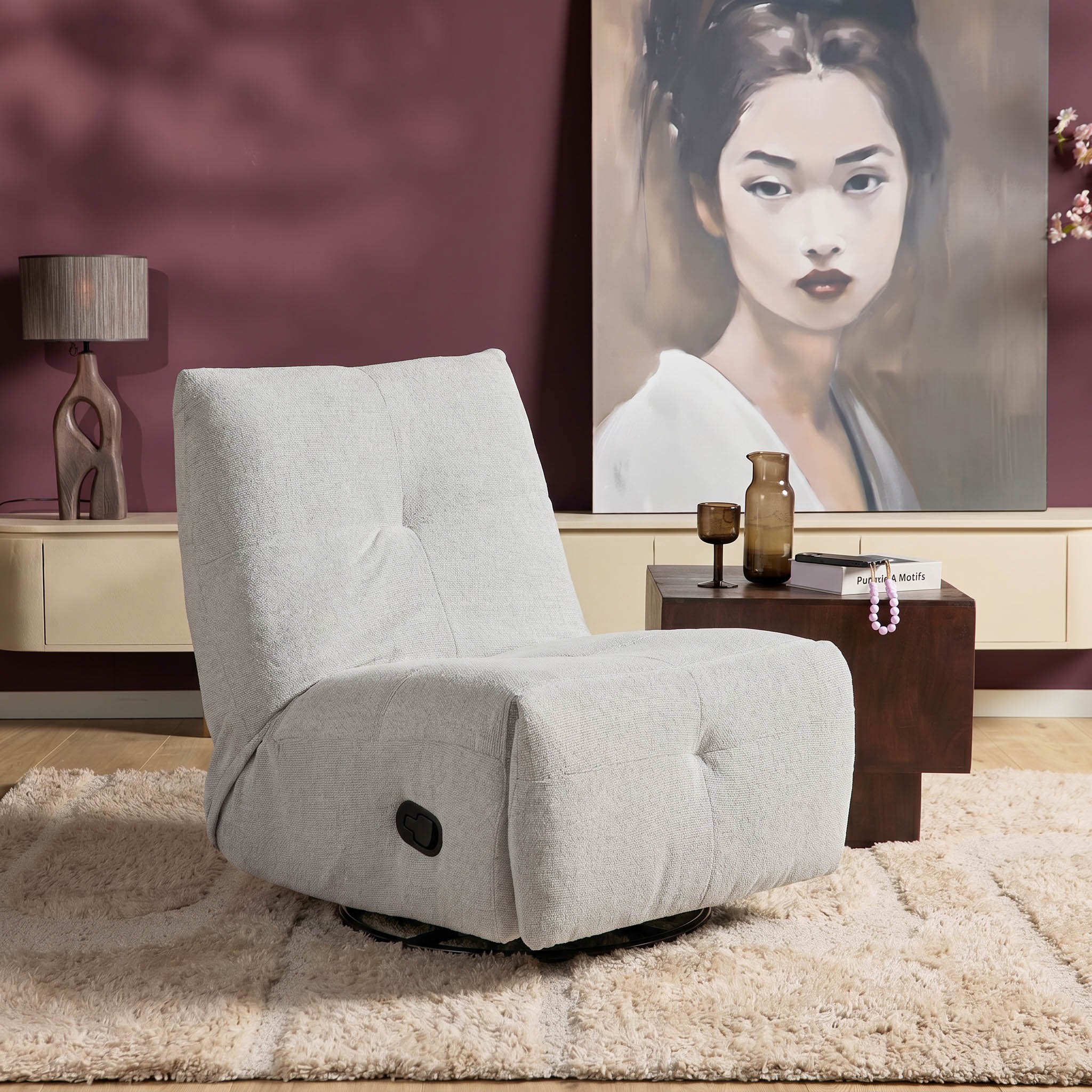 Relaxfauteuil Lazy | Licht Grijs