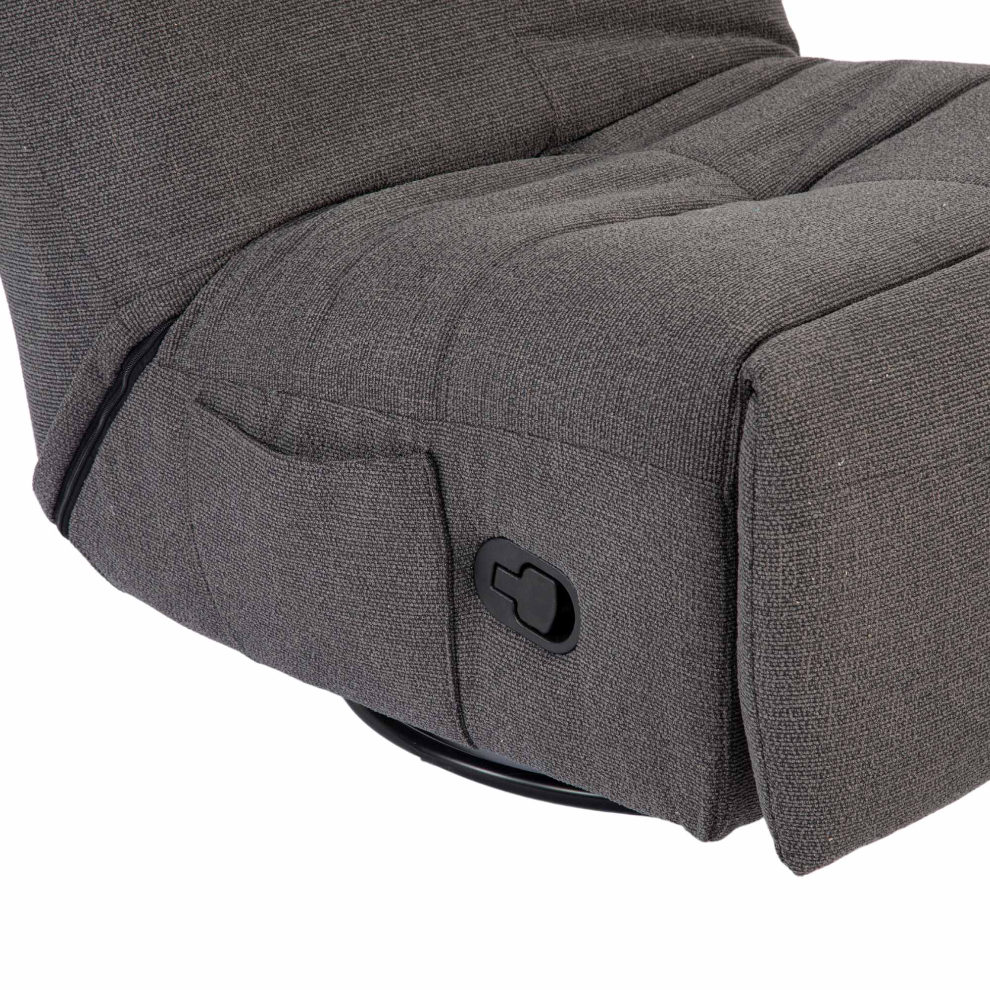 Relaxfauteuil Lazy | Donkergrijs