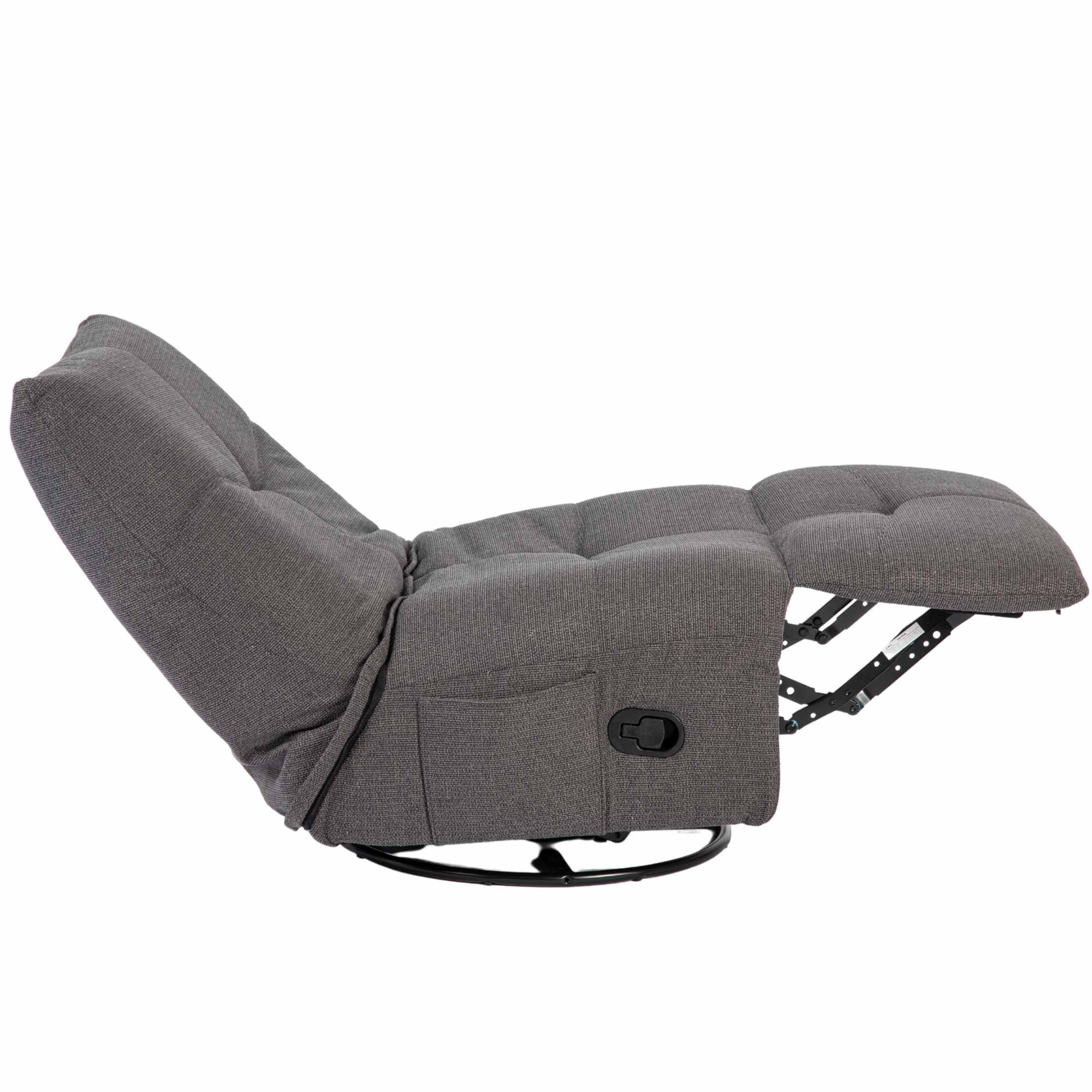 Relaxfauteuil Lazy | Donkergrijs