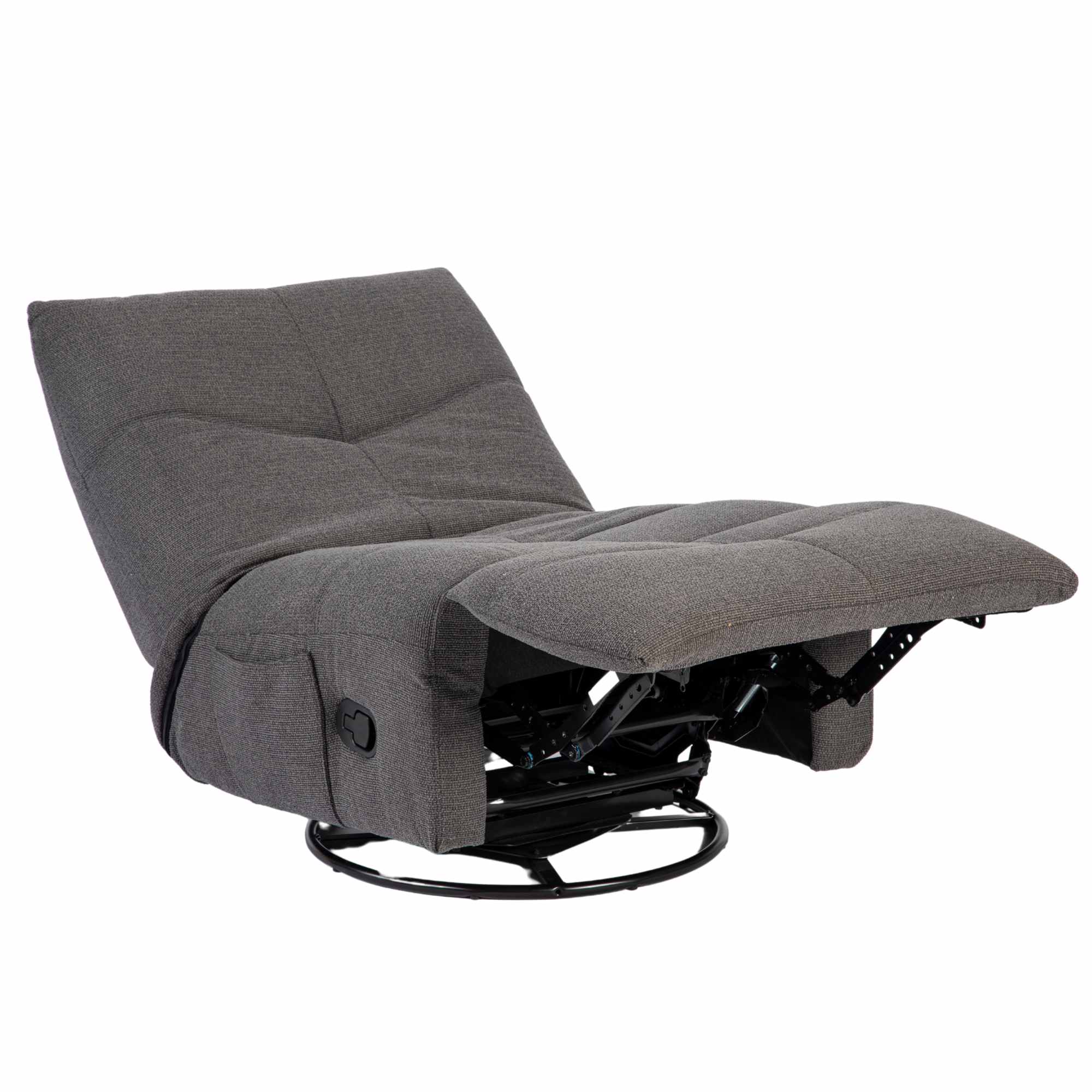 Relaxfauteuil Lazy | Donkergrijs