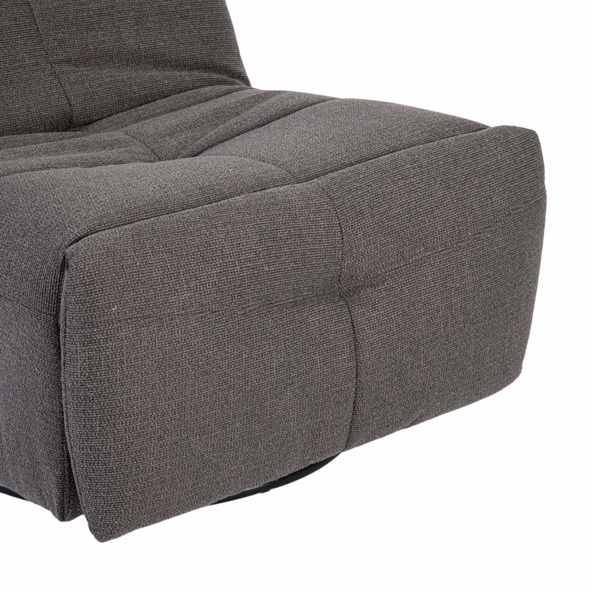 Relaxfauteuil Lazy | Donkergrijs
