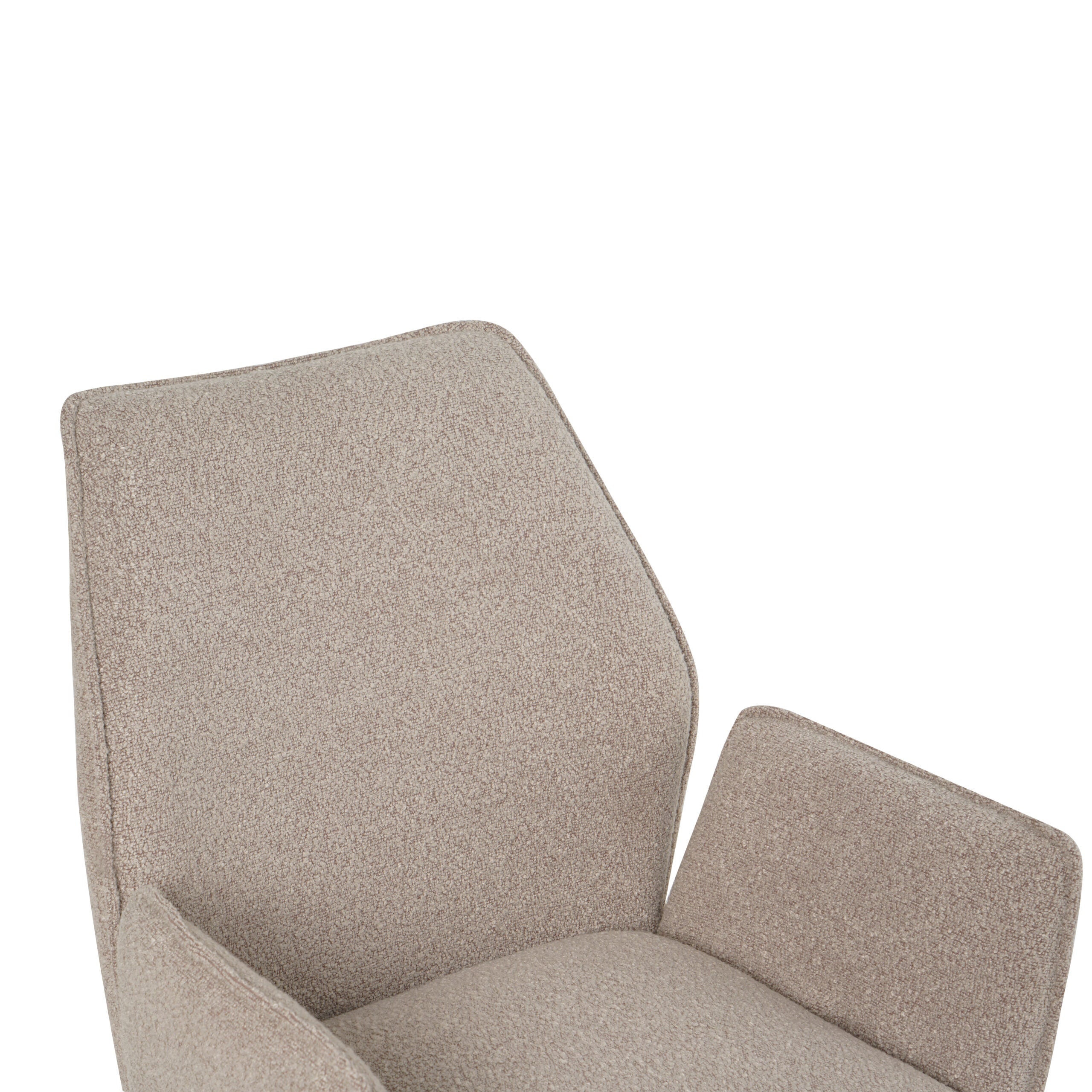 Eetkamerstoel Jill - Bouclé Taupe