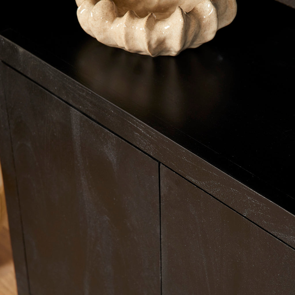Boekenkast Brussel Black 90cm | 4 vakken