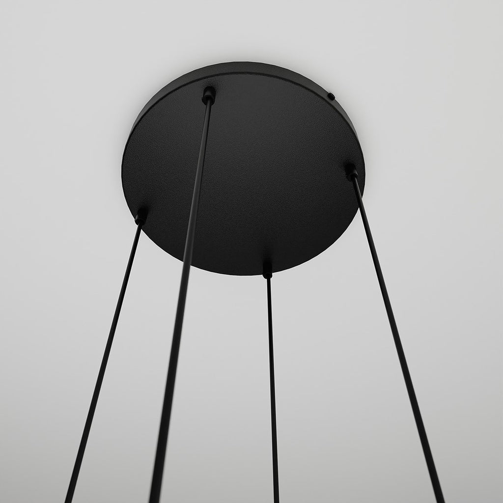 Paris Hanglamp - 4 Bol - Transparant Glas