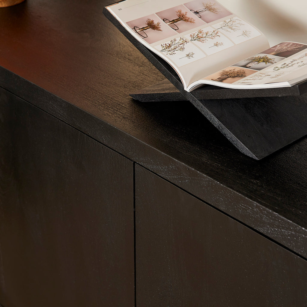 Dressoir Brussel Black 200cm | 4 deurs