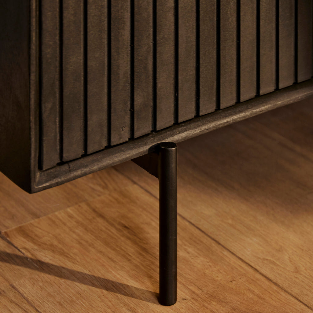 Dressoir Madison Zwart | 210 cm - Dbmeubels