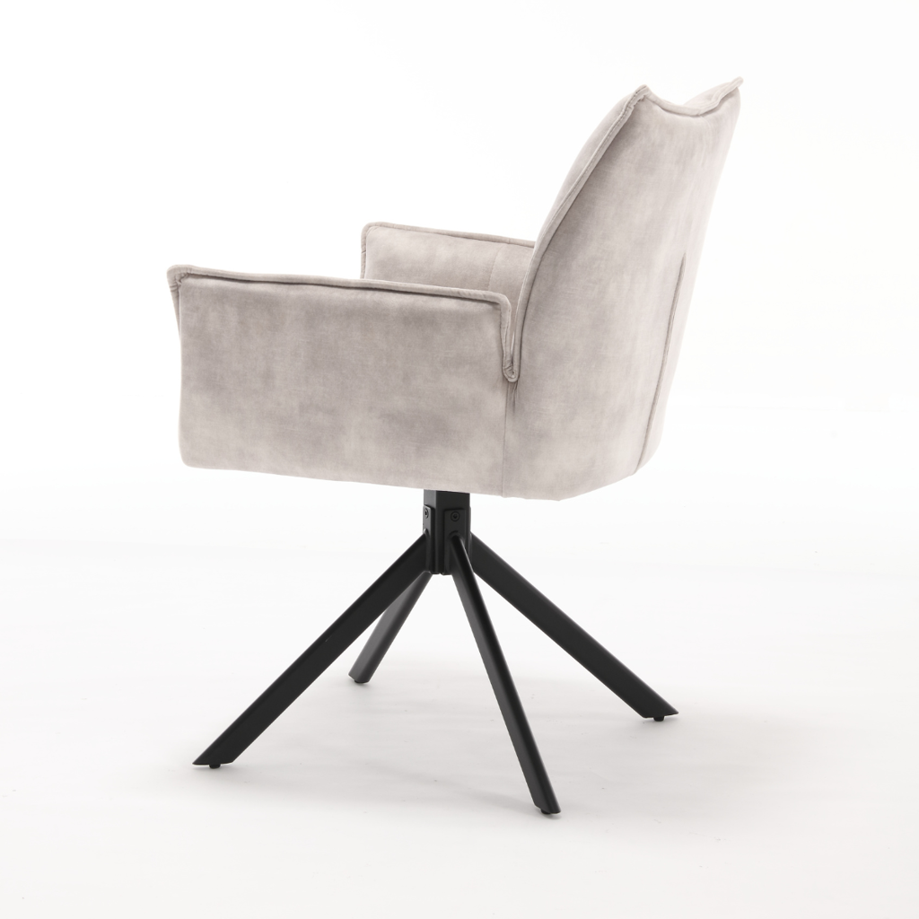 Eetkamerstoel Dani | Velvet Champagne