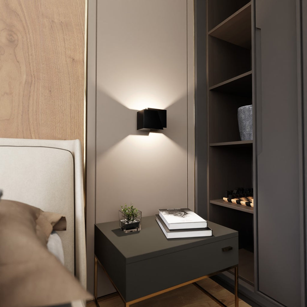 Frost wandlamp - Zwart
