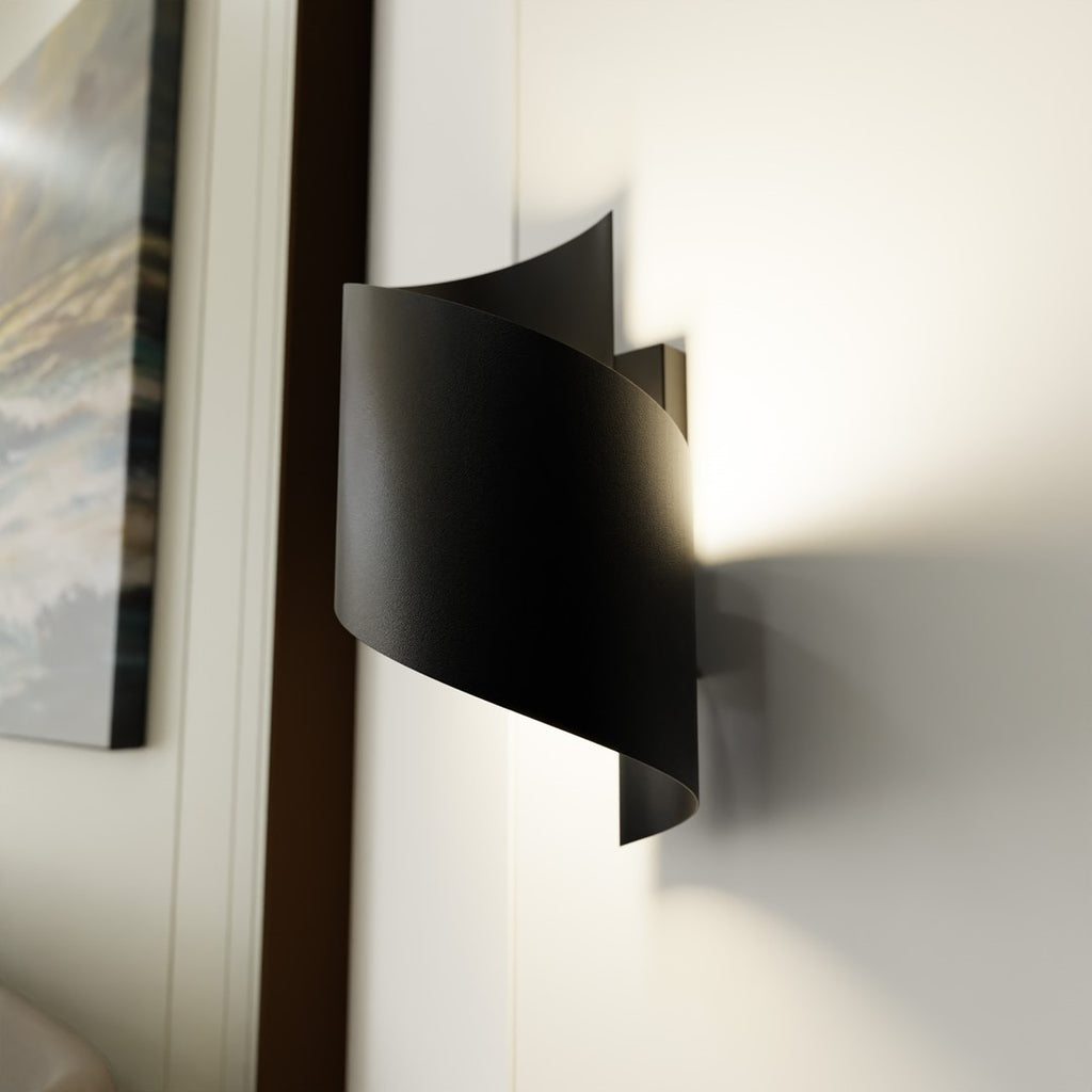 Spiner Wandlamp - Zwart