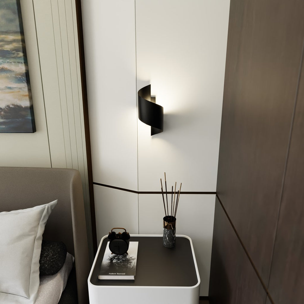 Spiner Wandlamp - Zwart