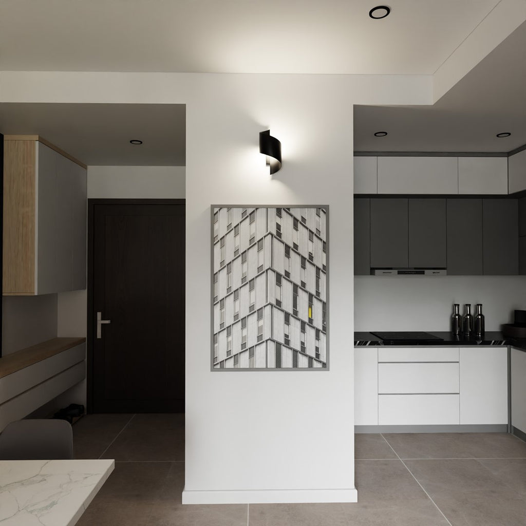Spiner Wandlamp - Zwart