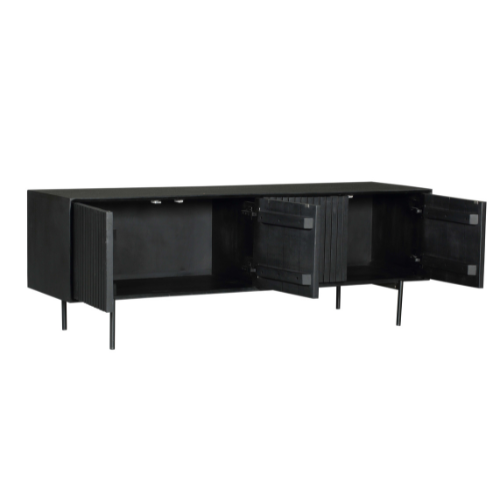 Tv meubel Madison Zwart | 165 cm - Dbmeubels