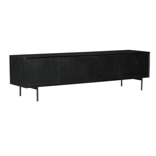 Tv meubel Madison Zwart | 210 cm