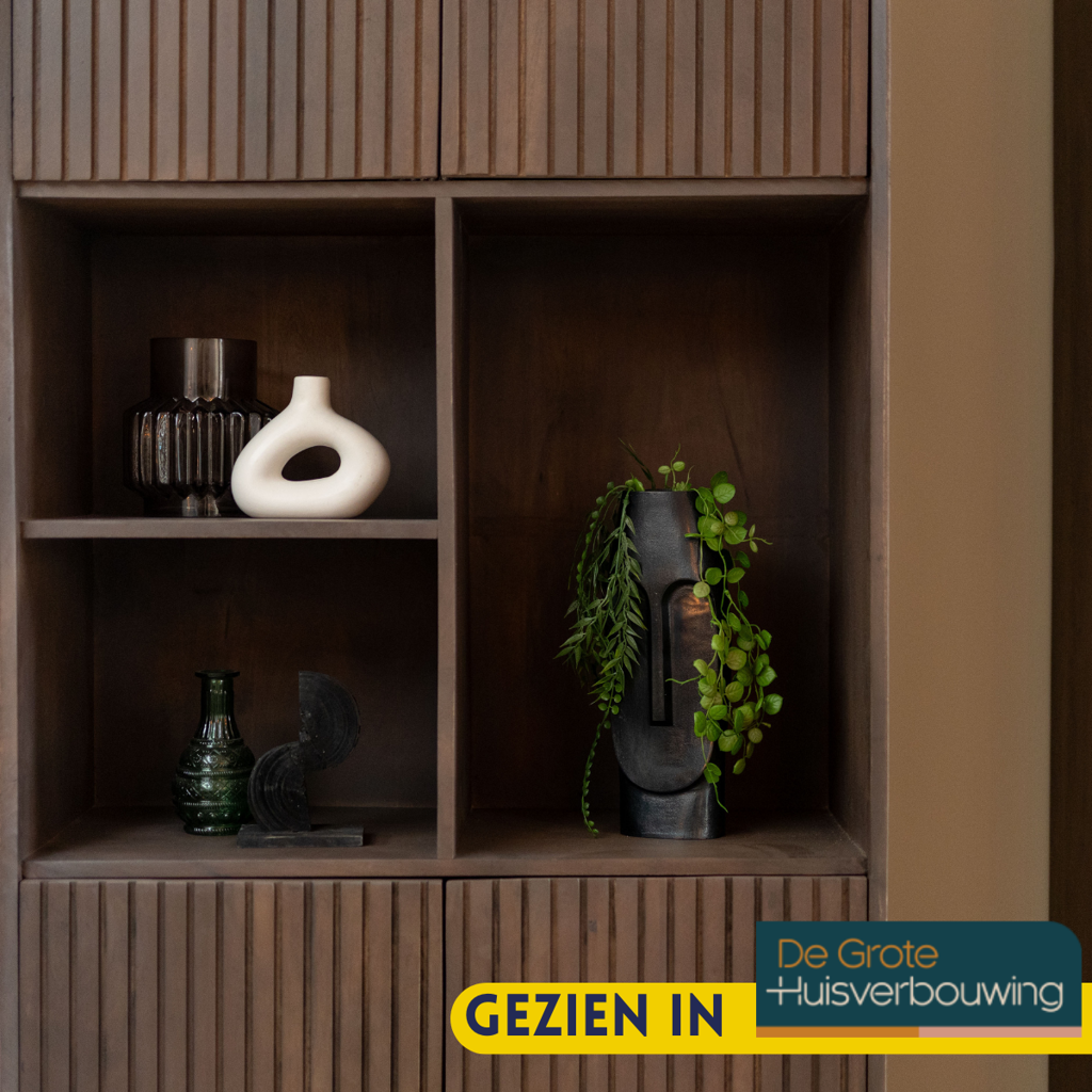 Vakkenkast Madison Walnoot | 90 cm