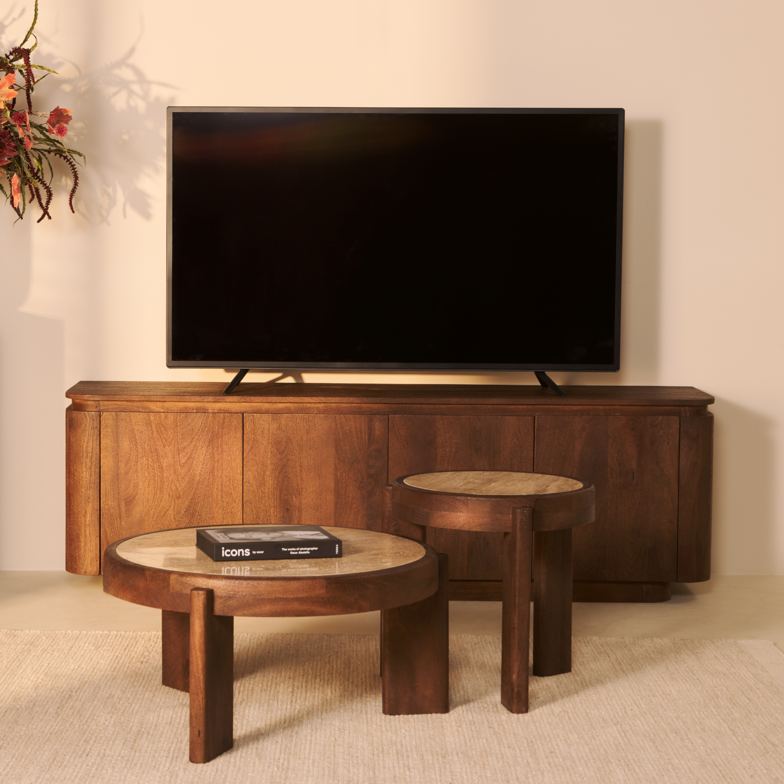 TV-Meubel Bora – 175cm Bruin