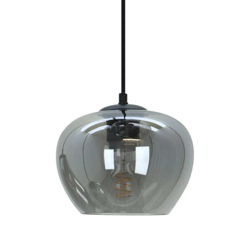 Lora - Hanglamp - Grijs / Zwart - 5L