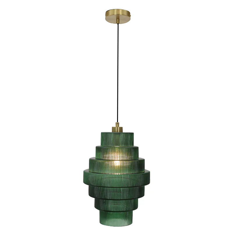 Dora - Hanglamp - Groen / Messing