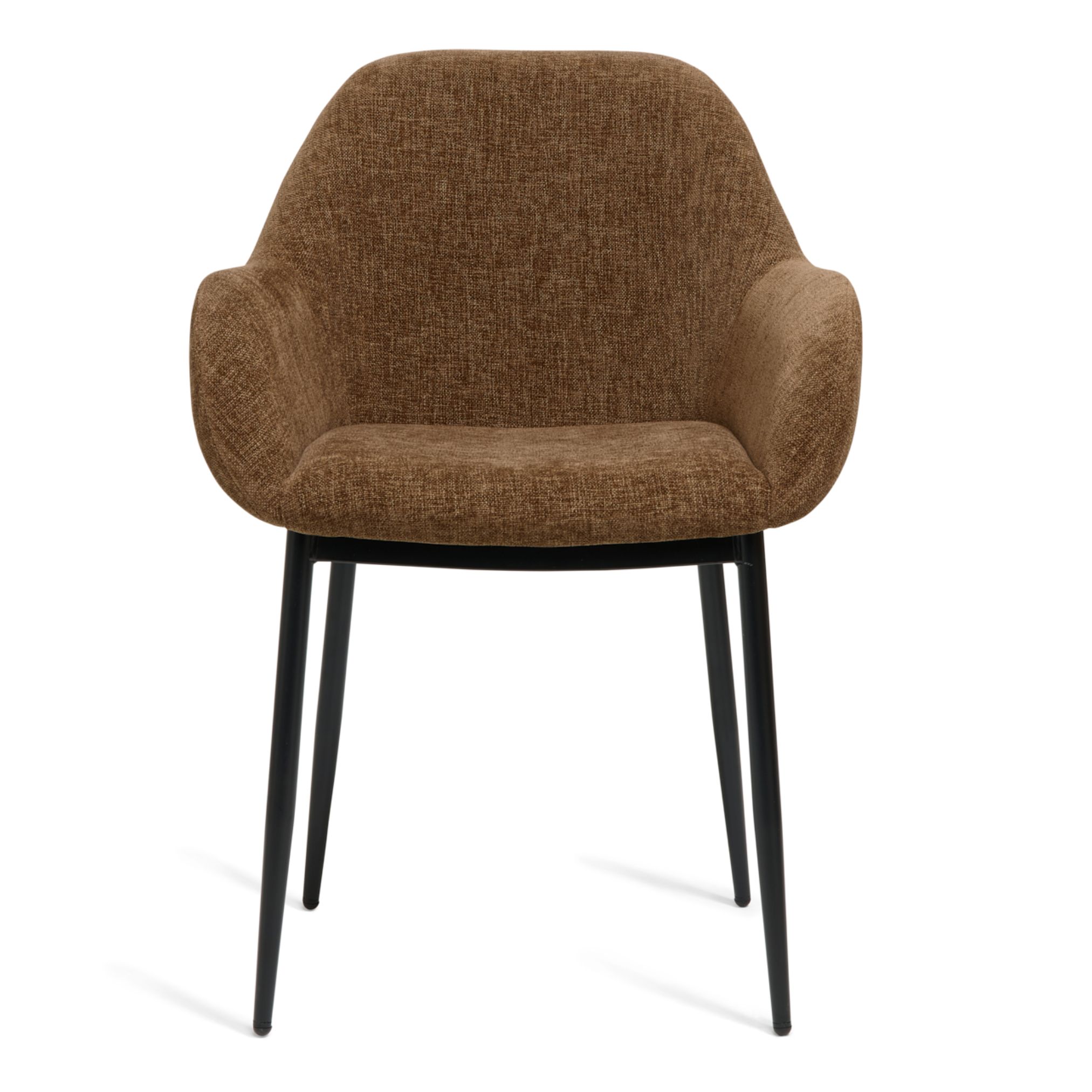 Eetkamerstoel Zara - Stof Choco