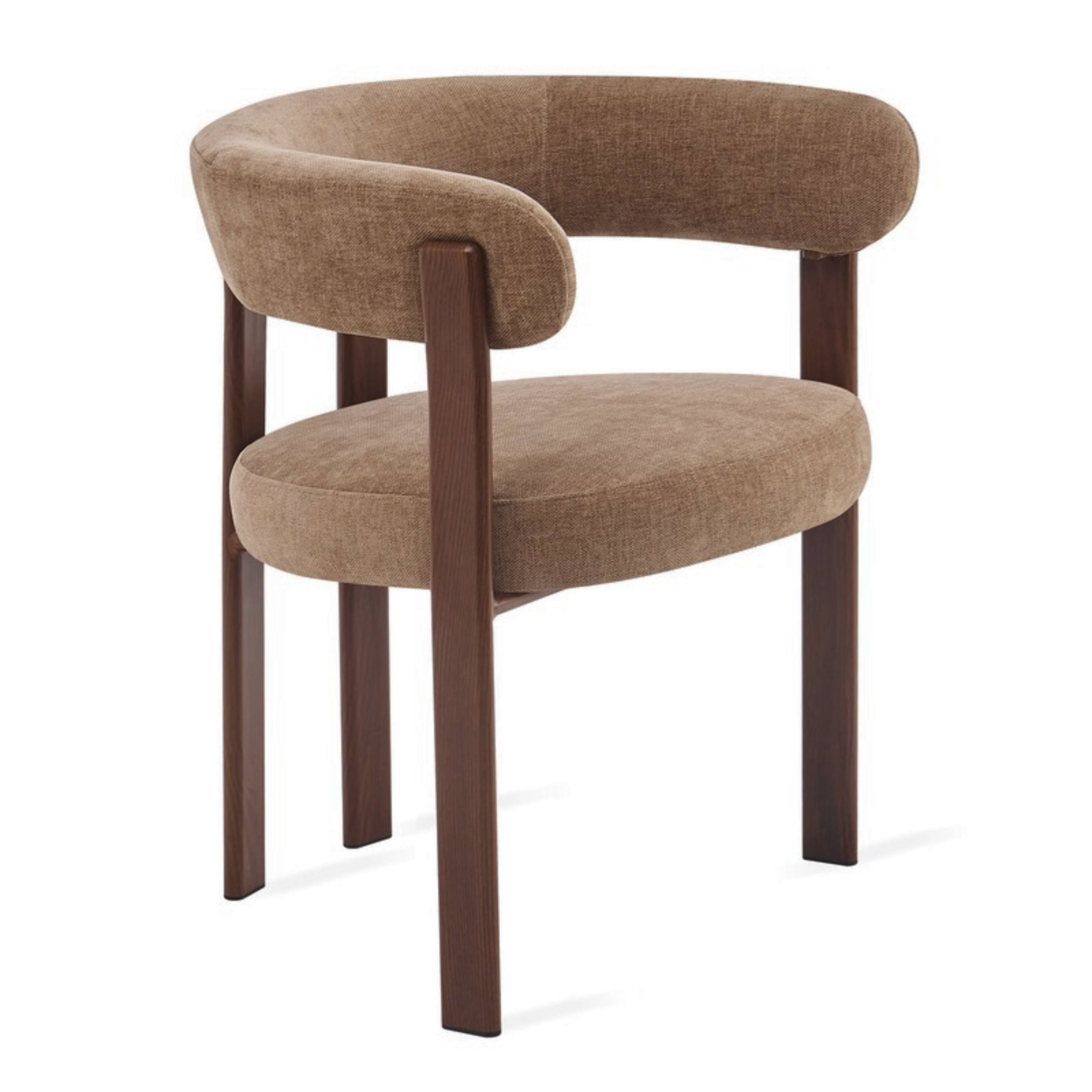 Eetkamerstoel Rose – Taupe met Armleuning