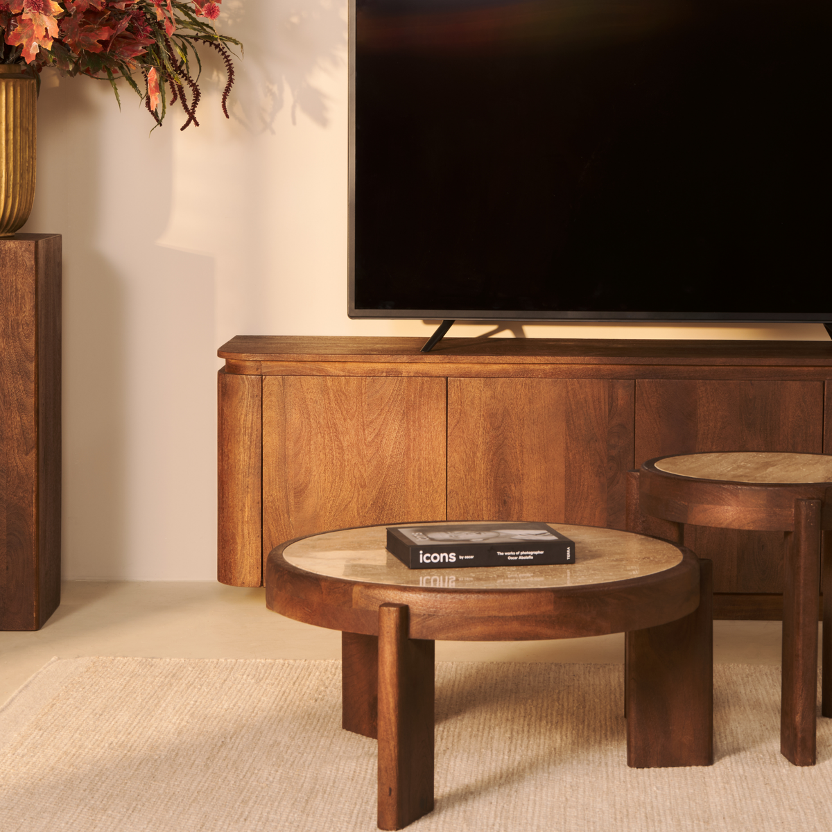 TV-Meubel Bora – 175cm Bruin