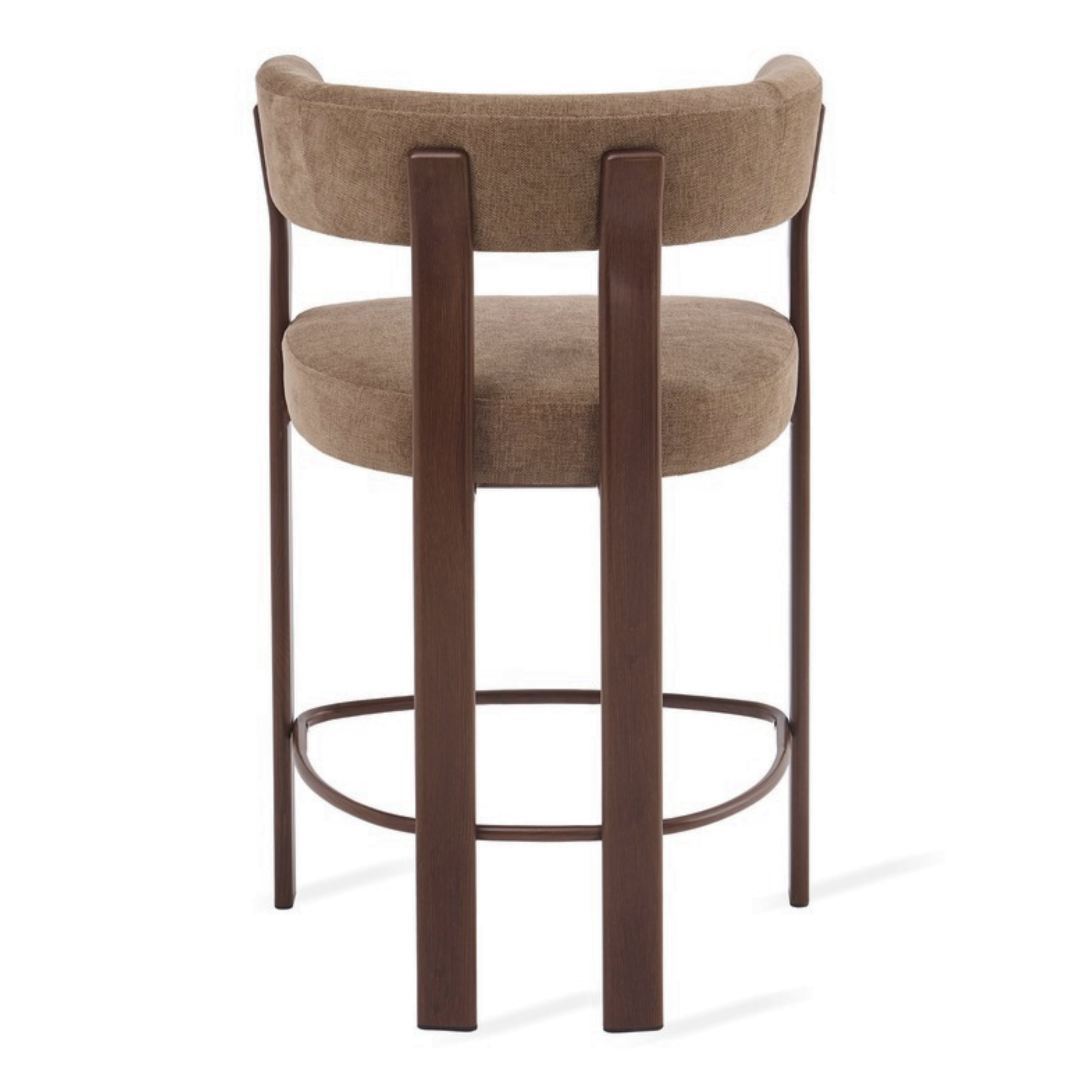 Barkruk Rose – Taupe met Armleuning