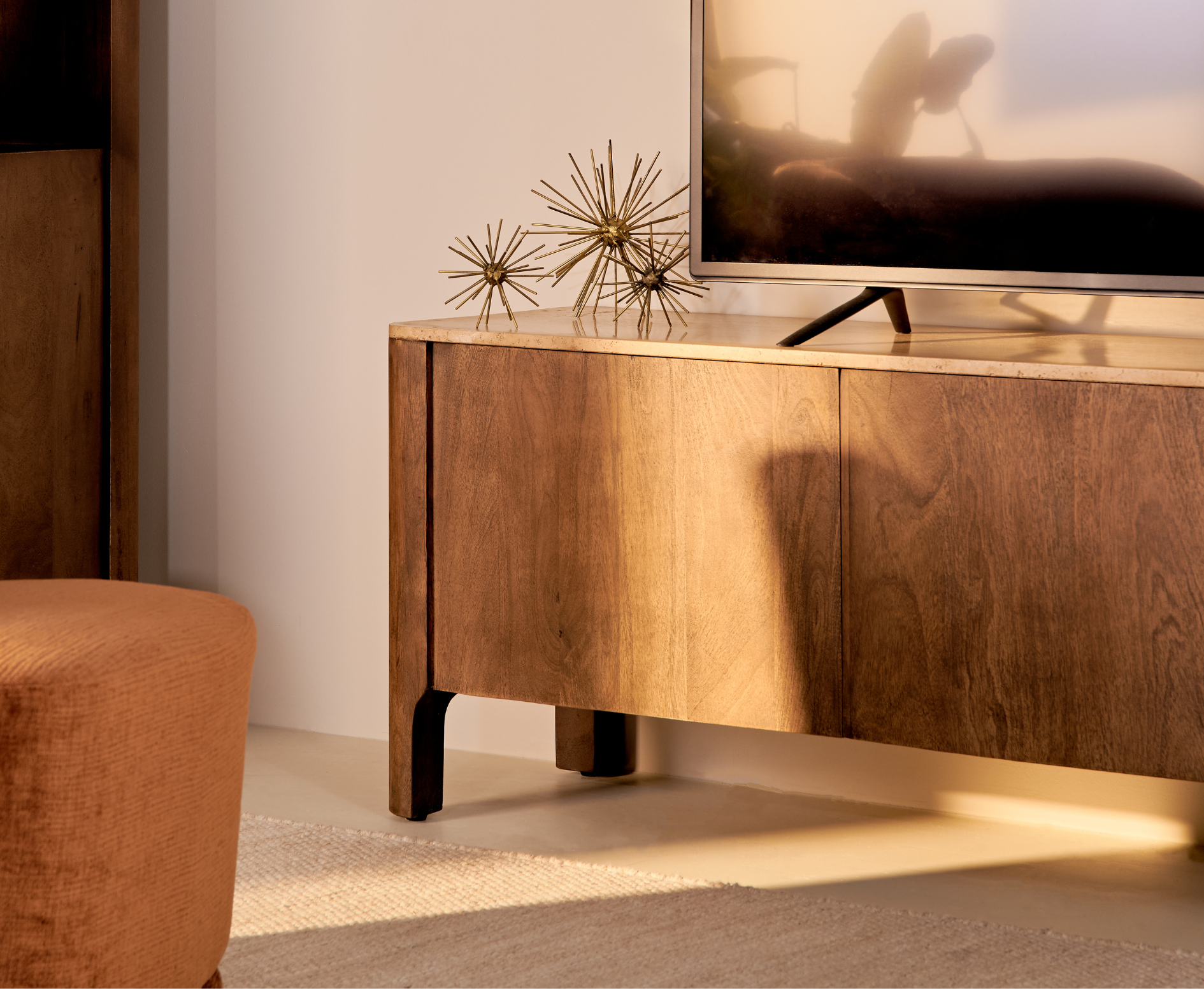 TV-Meubel Nova – Bruin Marmer 175cm
