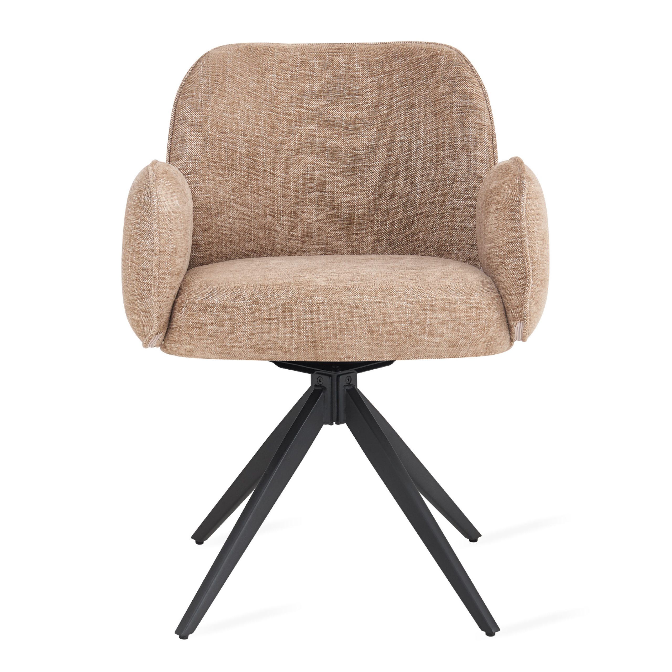 Eetkamerstoel Oslo – Taupe Armleuning