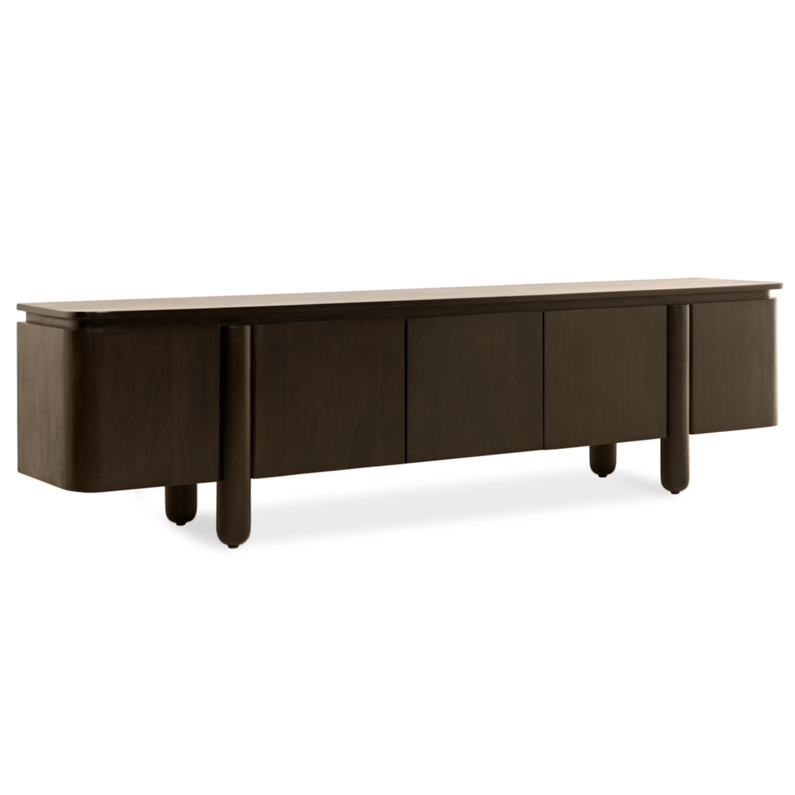TV-Meubel Rondo – 210cm Donkerbruin
